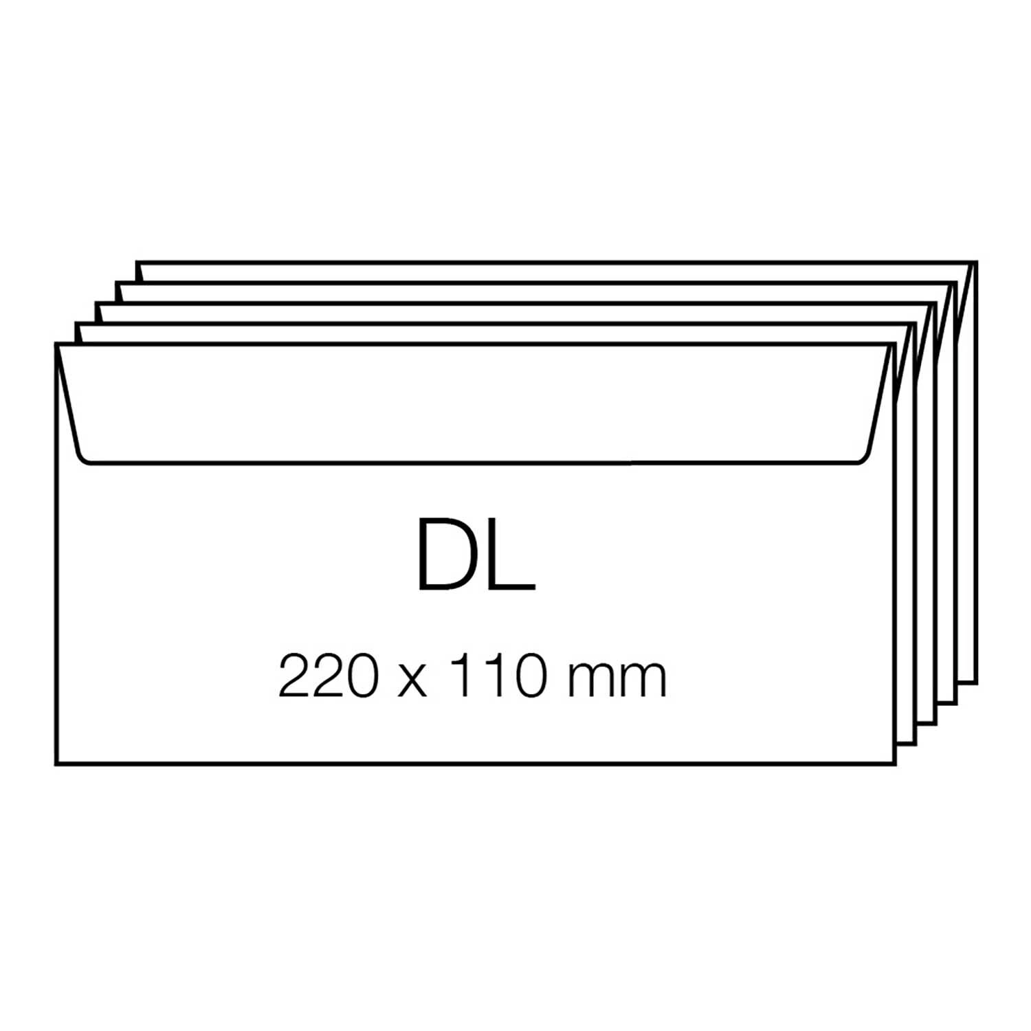 Paper Poetry Luxury Umschläge DIN Lang, 5 Stück, 220x110 mm, gelb, ideal für elegante Briefe.