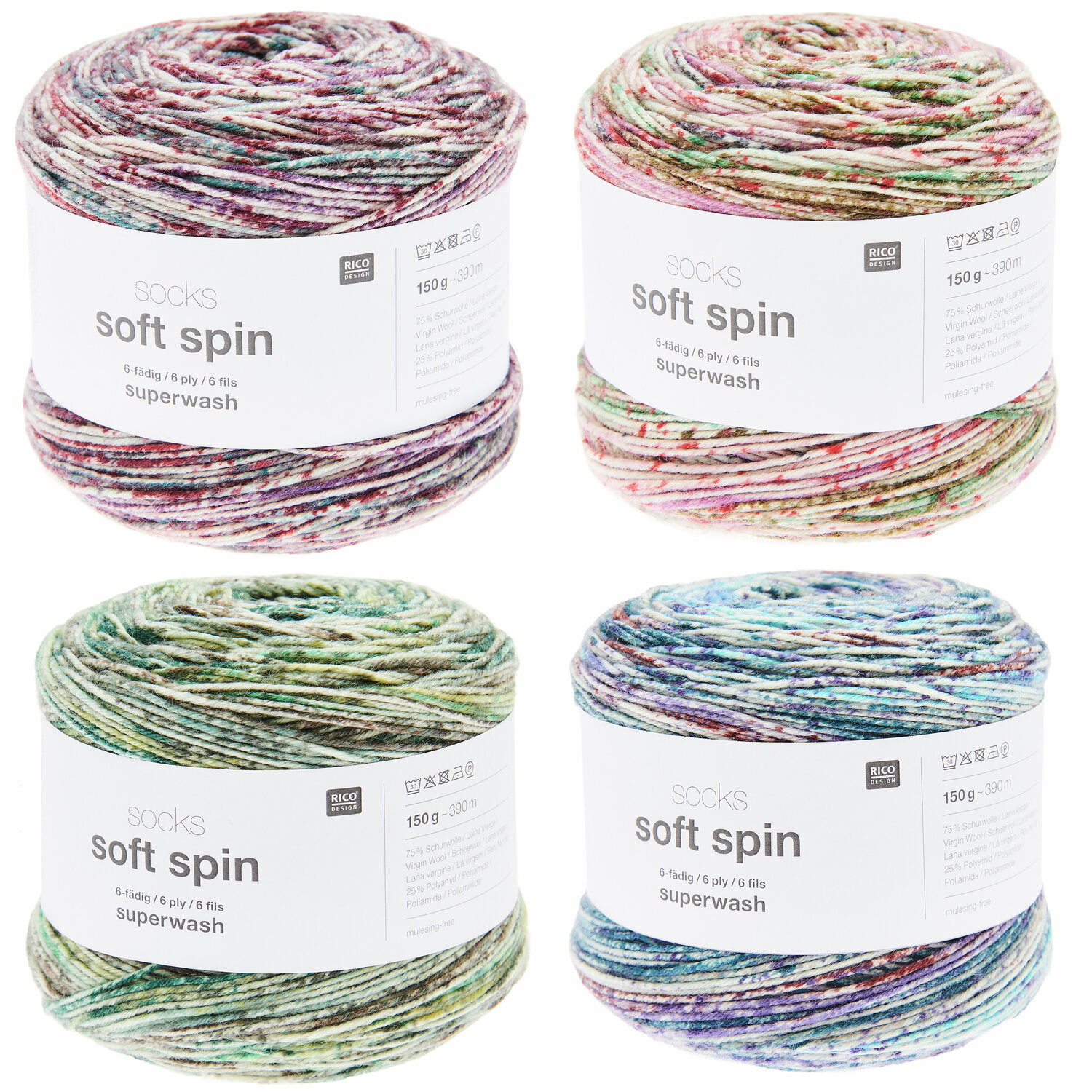 Socks Soft Spin 6-fädig Socks Soft Spin 6-fädig
