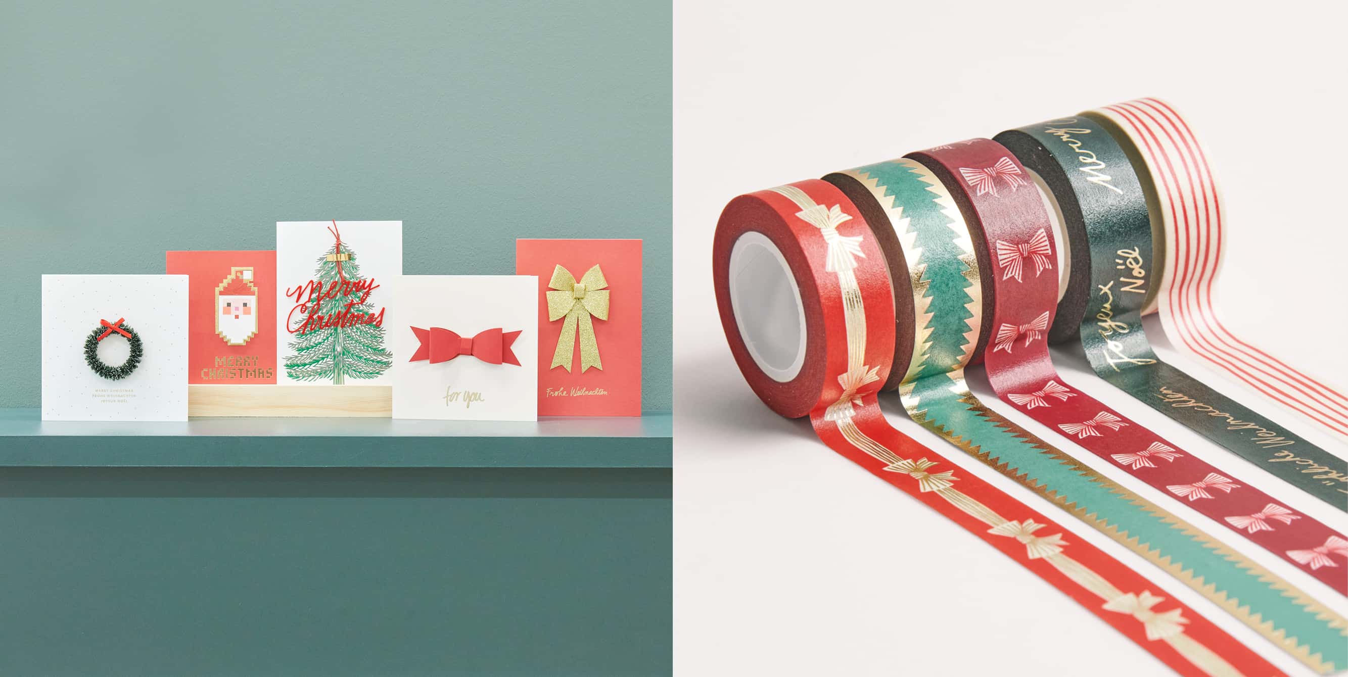 Weihnachtskarten gestalten