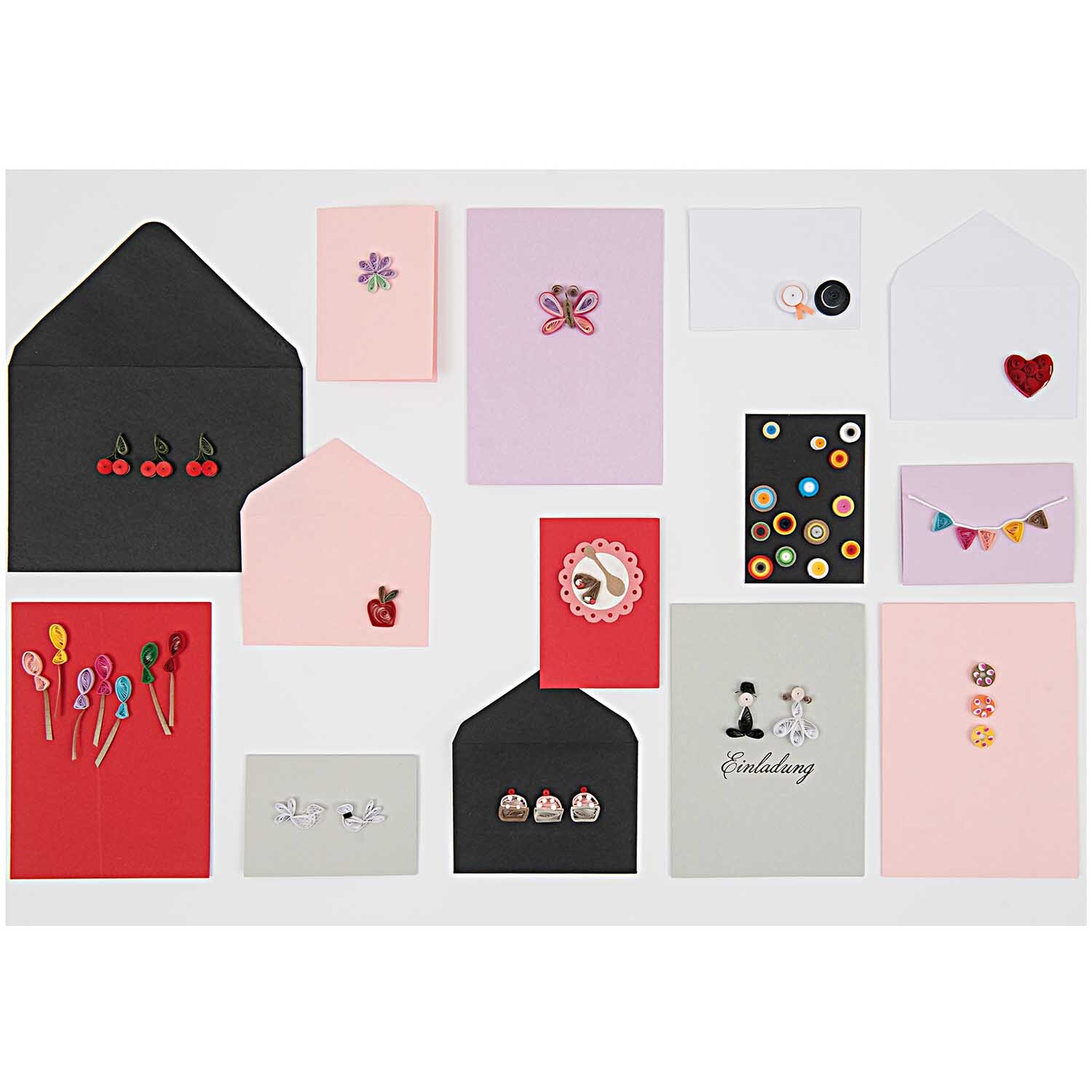 Paper Poetry Quilling Sticker Luftballons