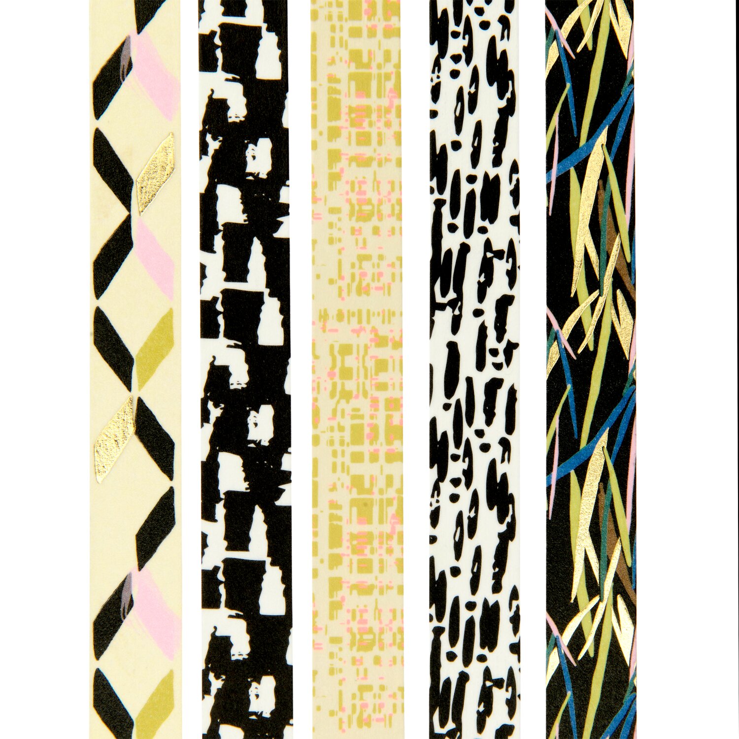 Paper Poetry Tape Set In the Meadow Texturen 5 Stück 1,5cmx10m von Rico Design
