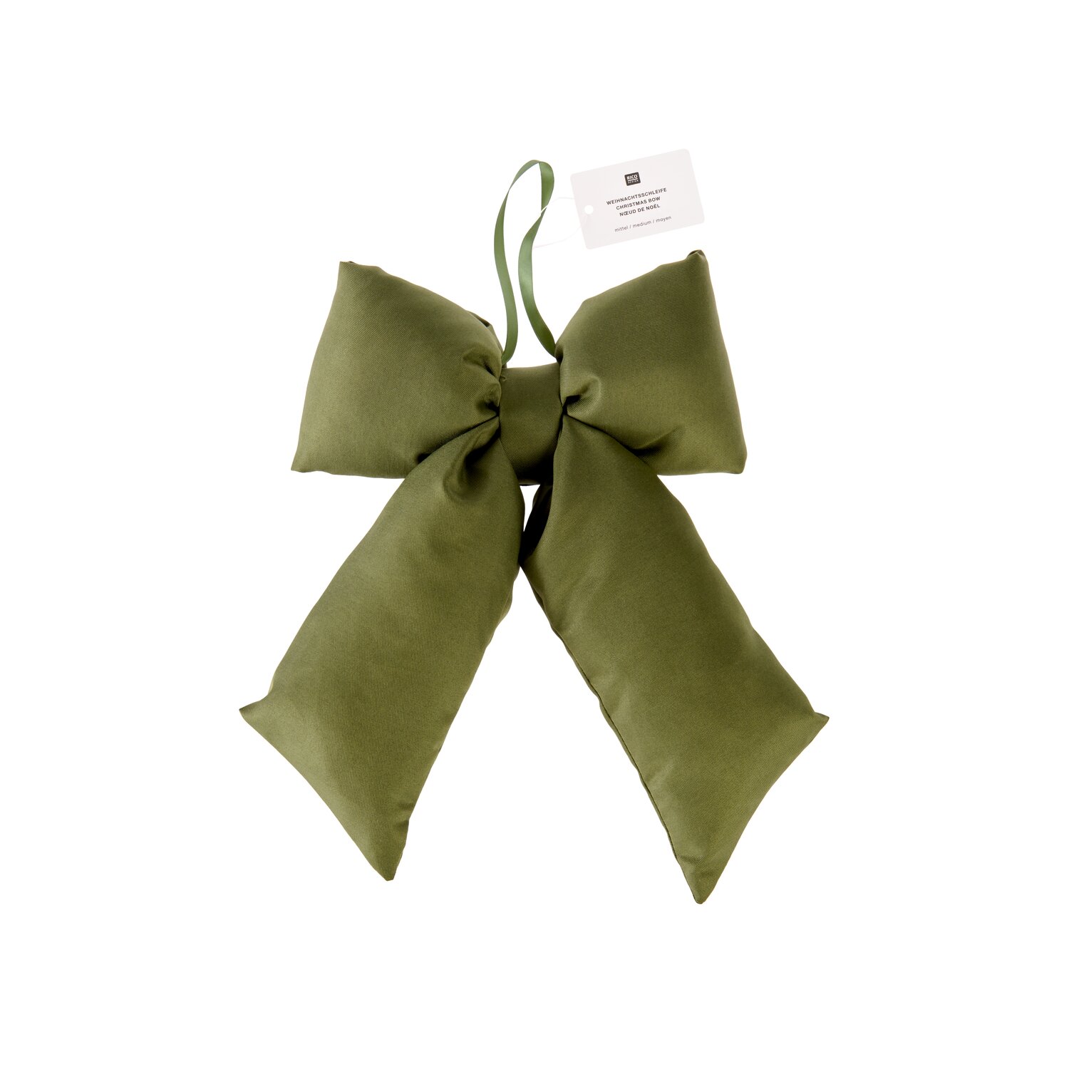 Weihnachtsschleife 28x36x6,5cm Farbe Grün von Rico Design