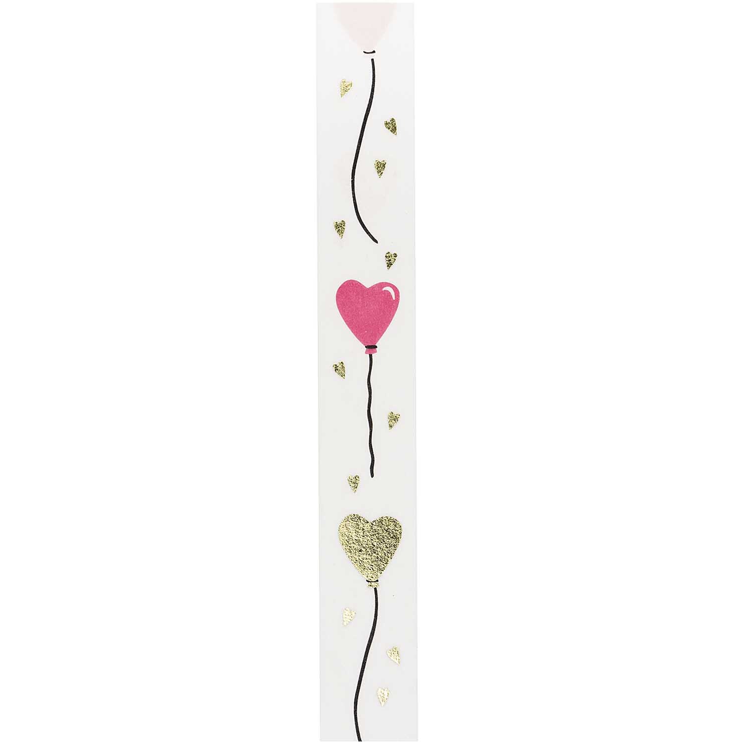 Paper Poetry Tape Herzluftballons puder-gold 1,5cm 10m Paper Poetry Tape Herzluftballons puder-gold 1,5cm 10m