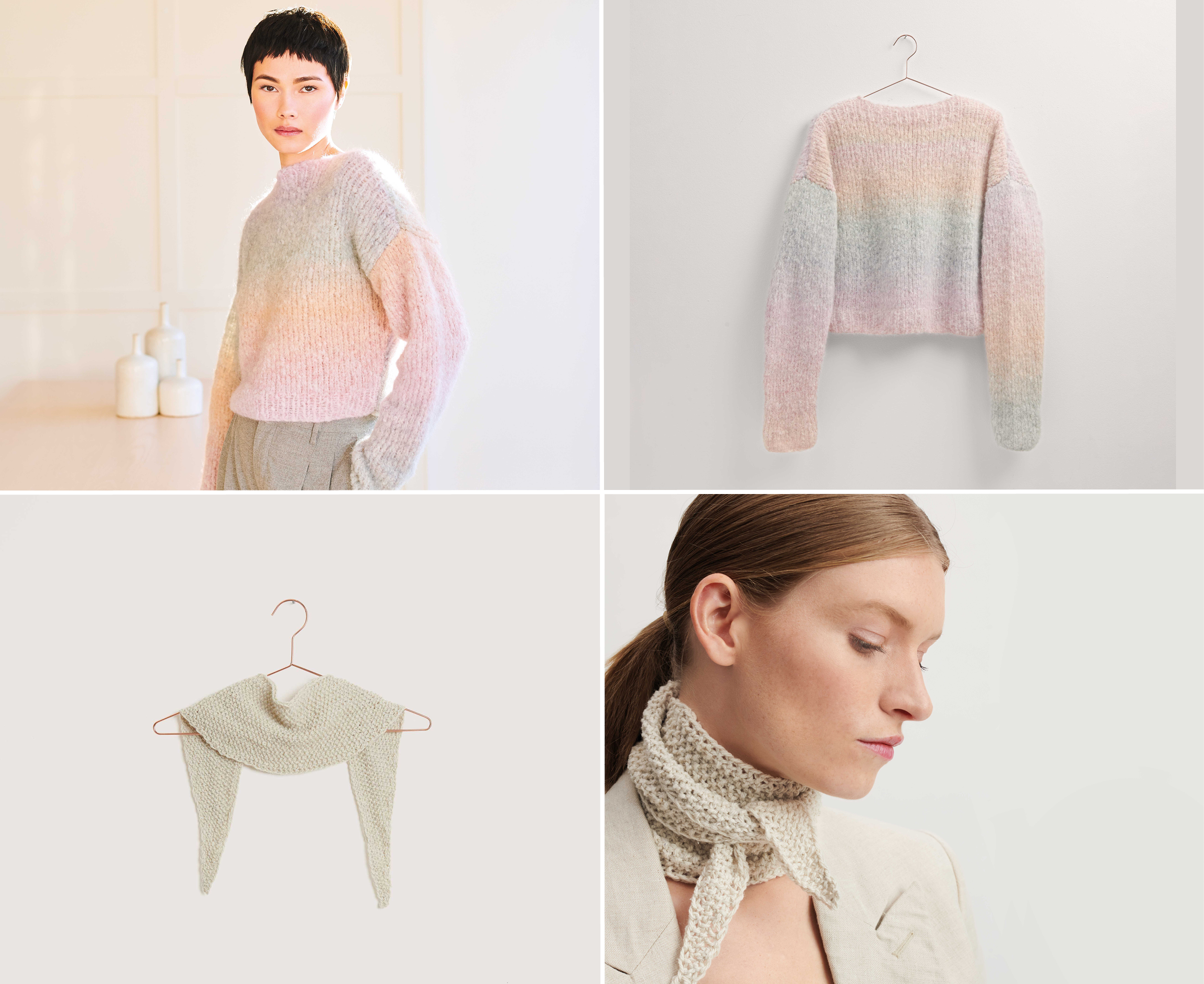Pullover und Mini Tuch 