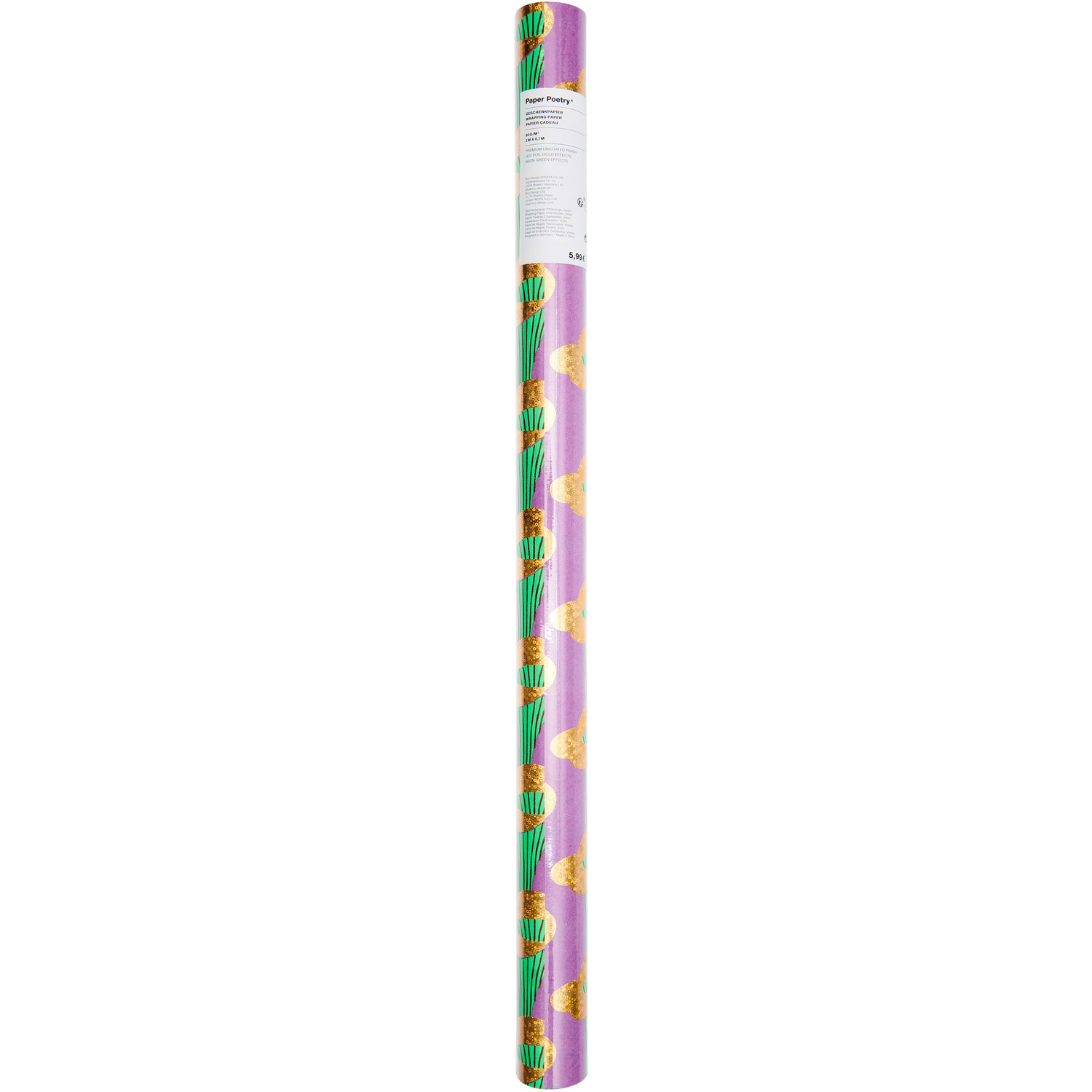 Geschenkpapier Pfifferlinge Violett Geschenkpapier Pfifferlinge Violett