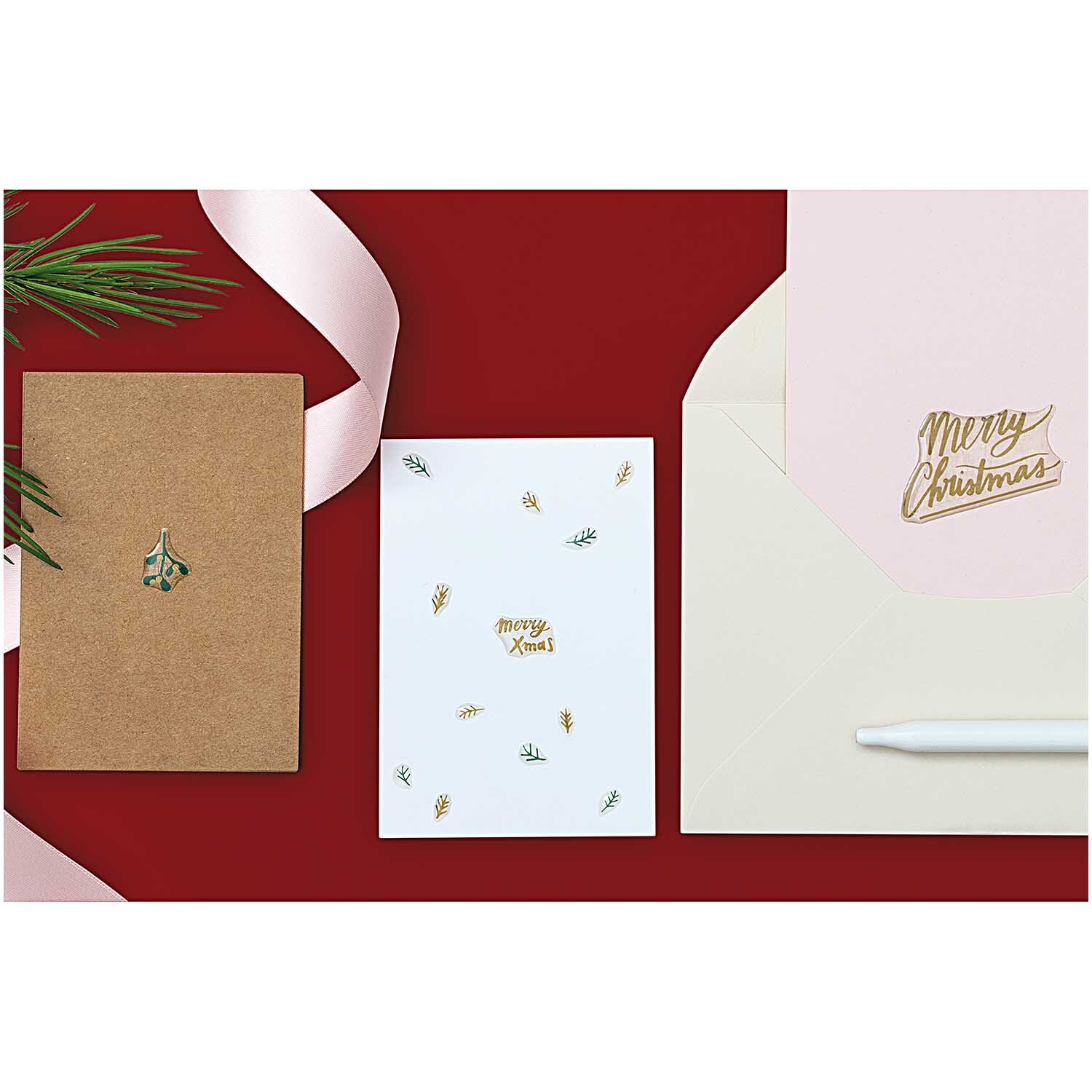 Paper Poetry Gelsticker Jolly Christmas pastell Paper Poetry Gelsticker Jolly Christmas pastell