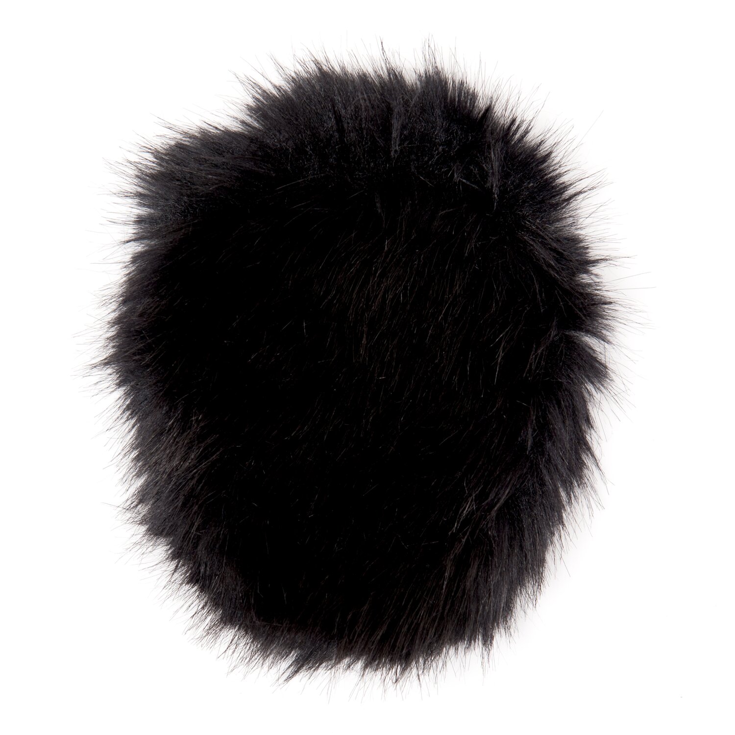 Kunstfellarmpatch schwarz 2 Stück von Rico Design