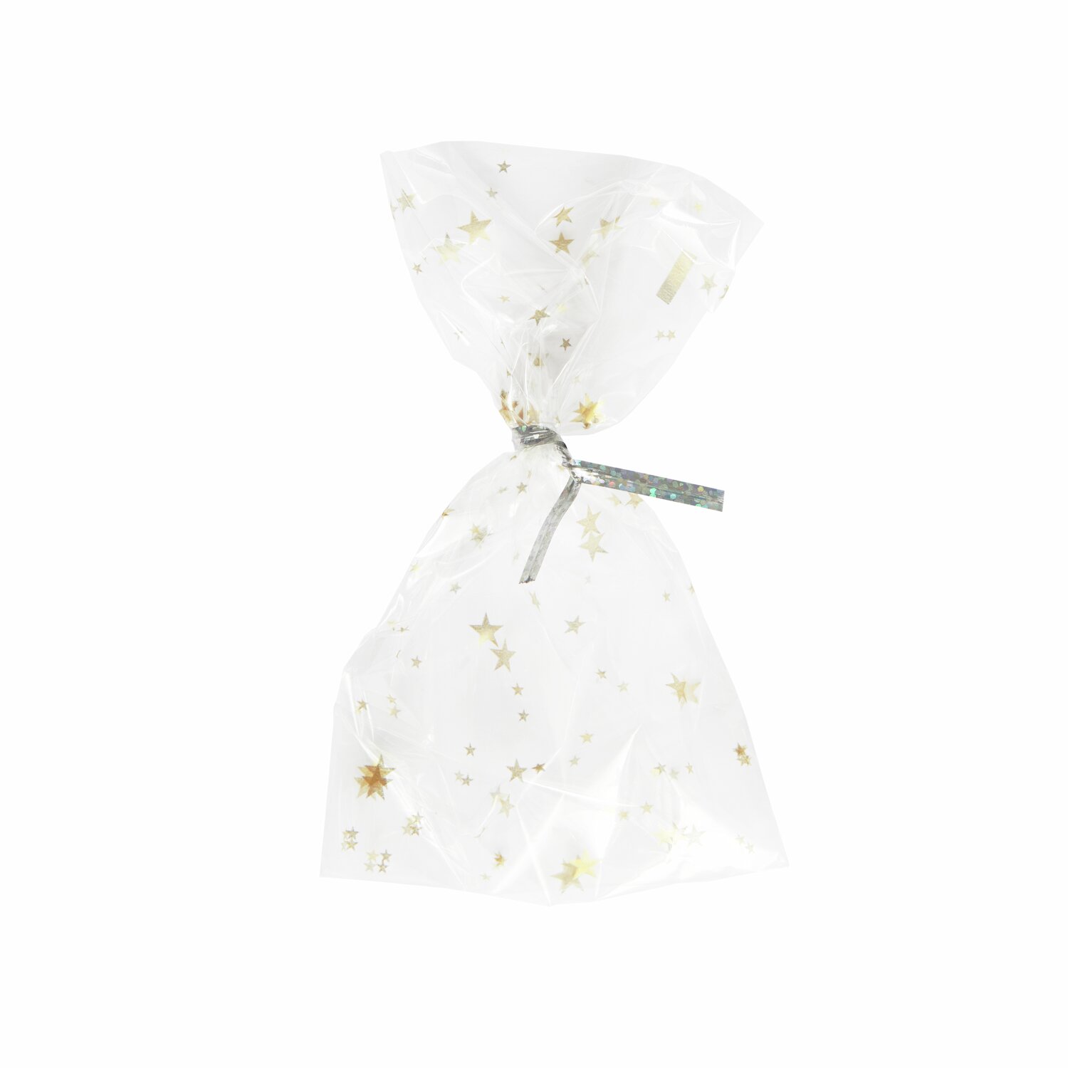 Kekstüten Goldene Sterne 10 Stück Größe 90x150mm von Rico Design