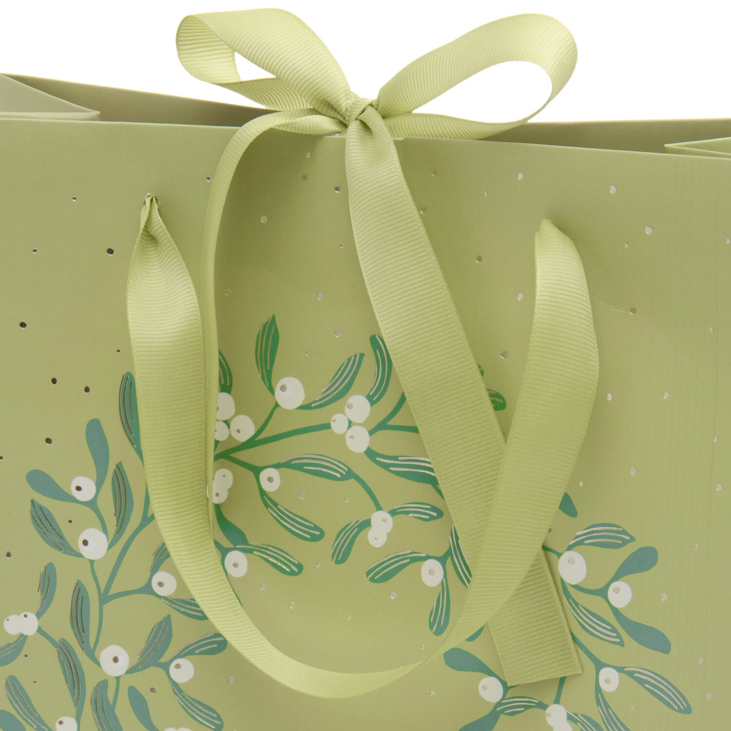 Geschenktüte Advent Mistelkranz L 26x34,5x1,5cm von Rico Design