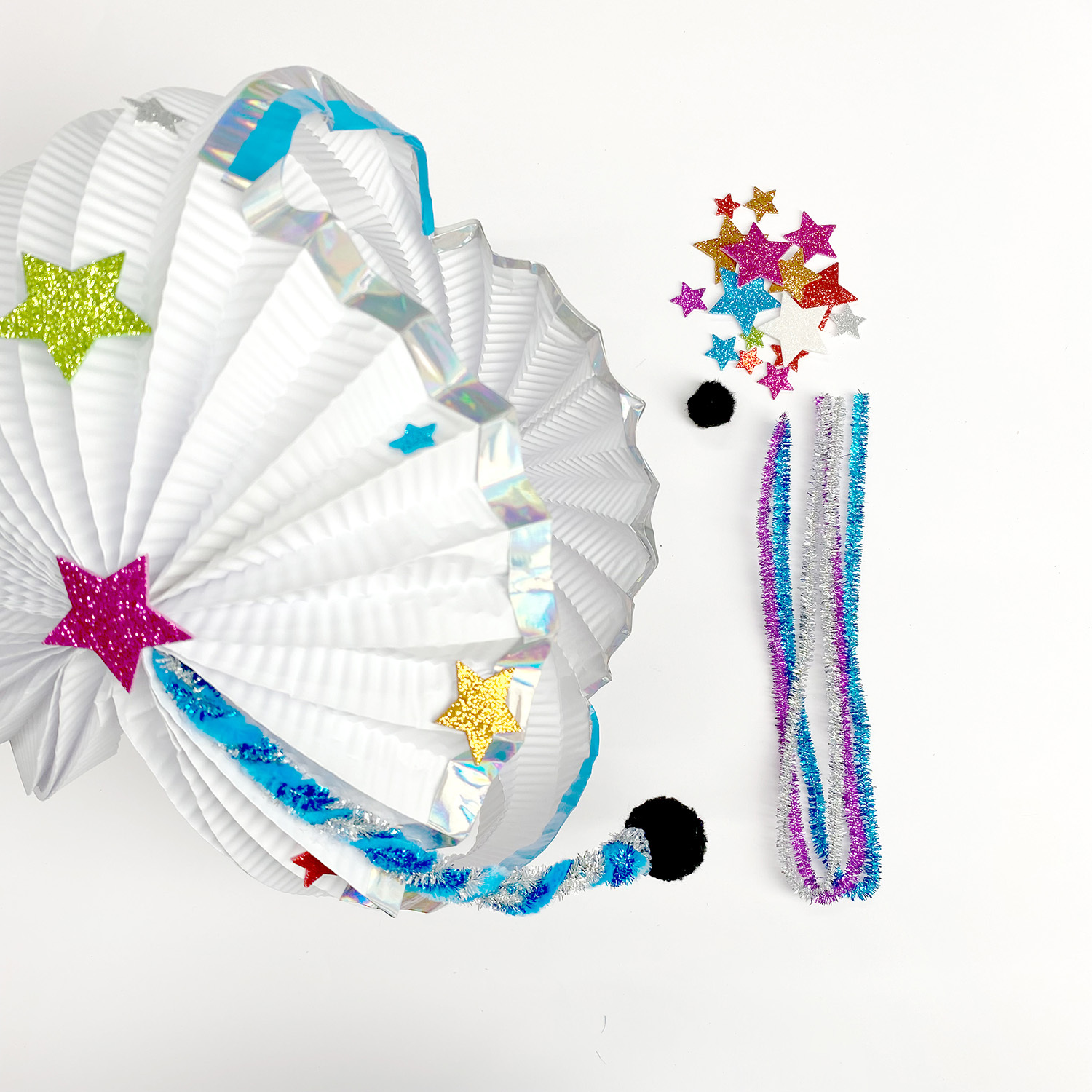 Astronautenhelm Step 4