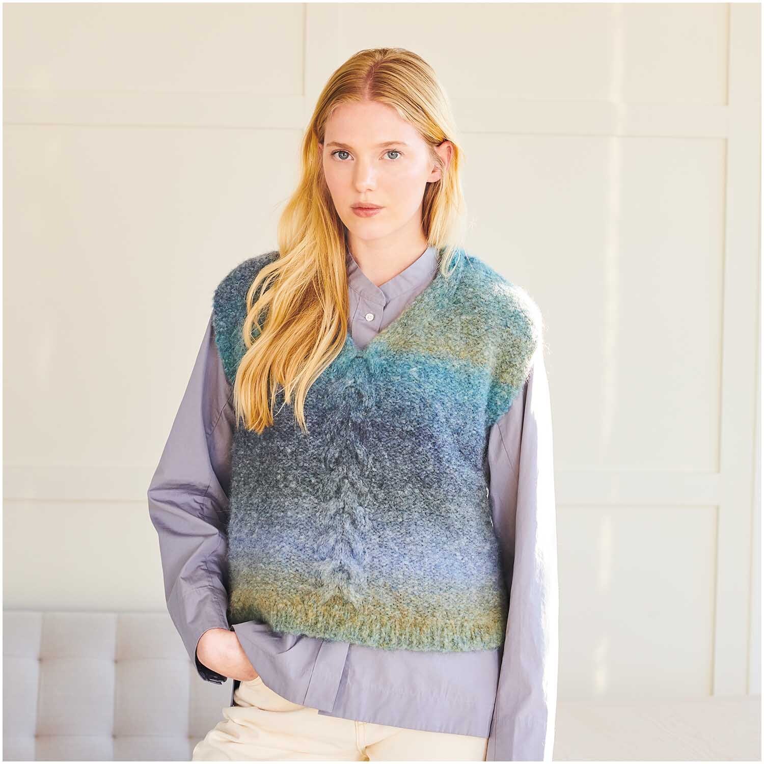Strickset Pullunder Modell 35 aus Lovewool Nr. 17