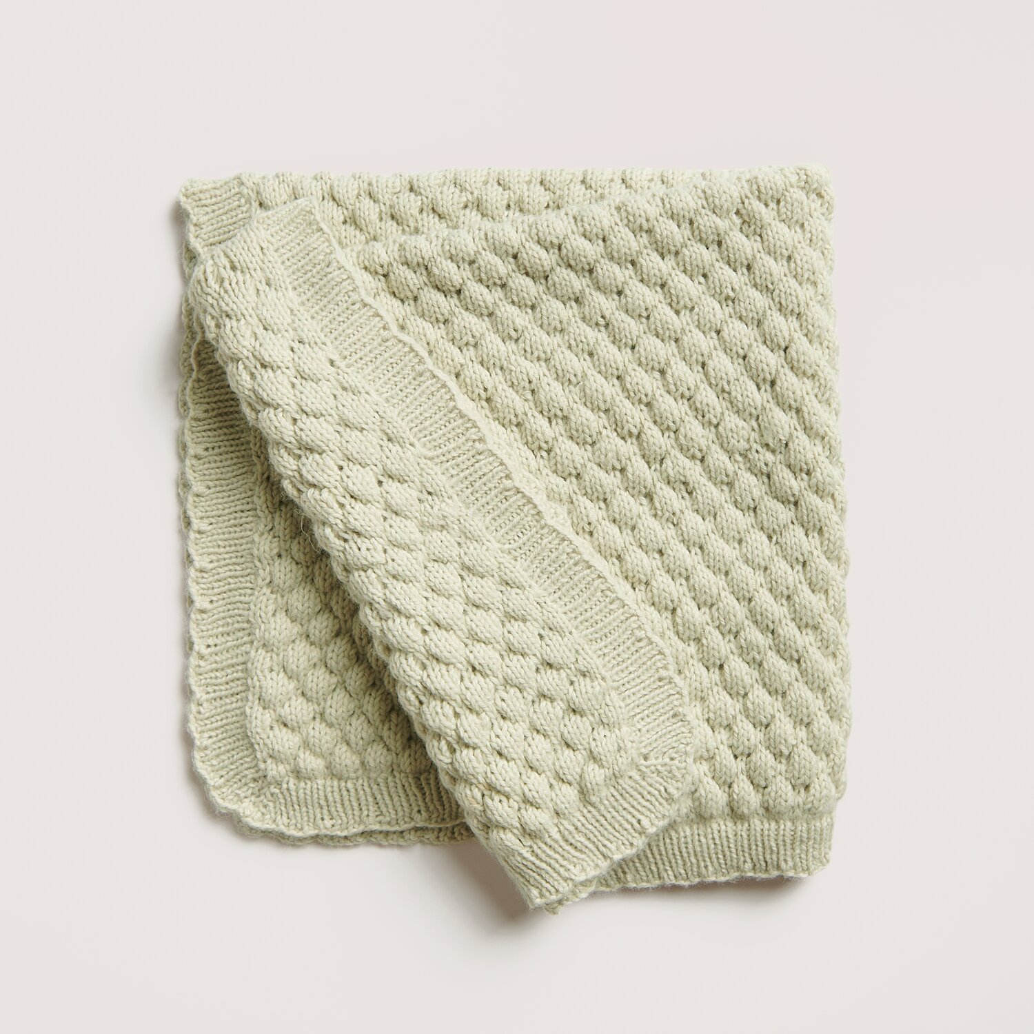 Strickset Decke Modell 17 aus Baby 042 von Rico Design