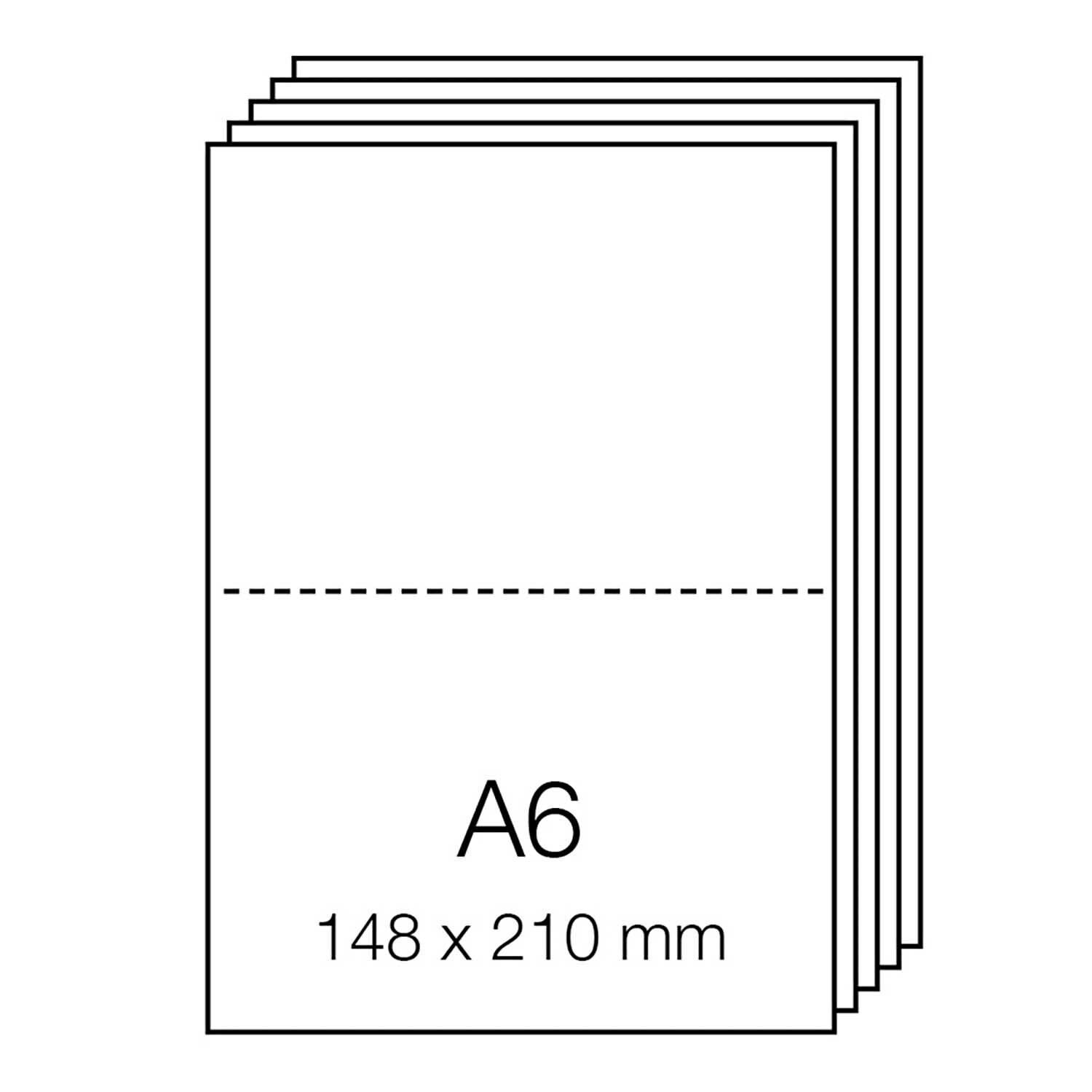 Paper Poetry Luxury Karten A6, cremefarbene Karten von Rico Design, 5 Stück, ideal für elegante Einladungen oder Grußkarten.