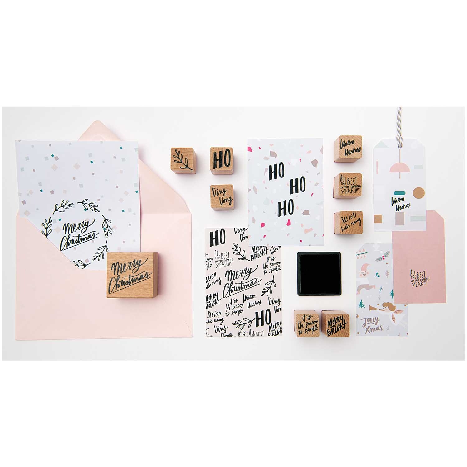 Paper Poetry Stempelset Jolly Christmas Schrift Paper Poetry Stempelset Jolly Christmas Schrift