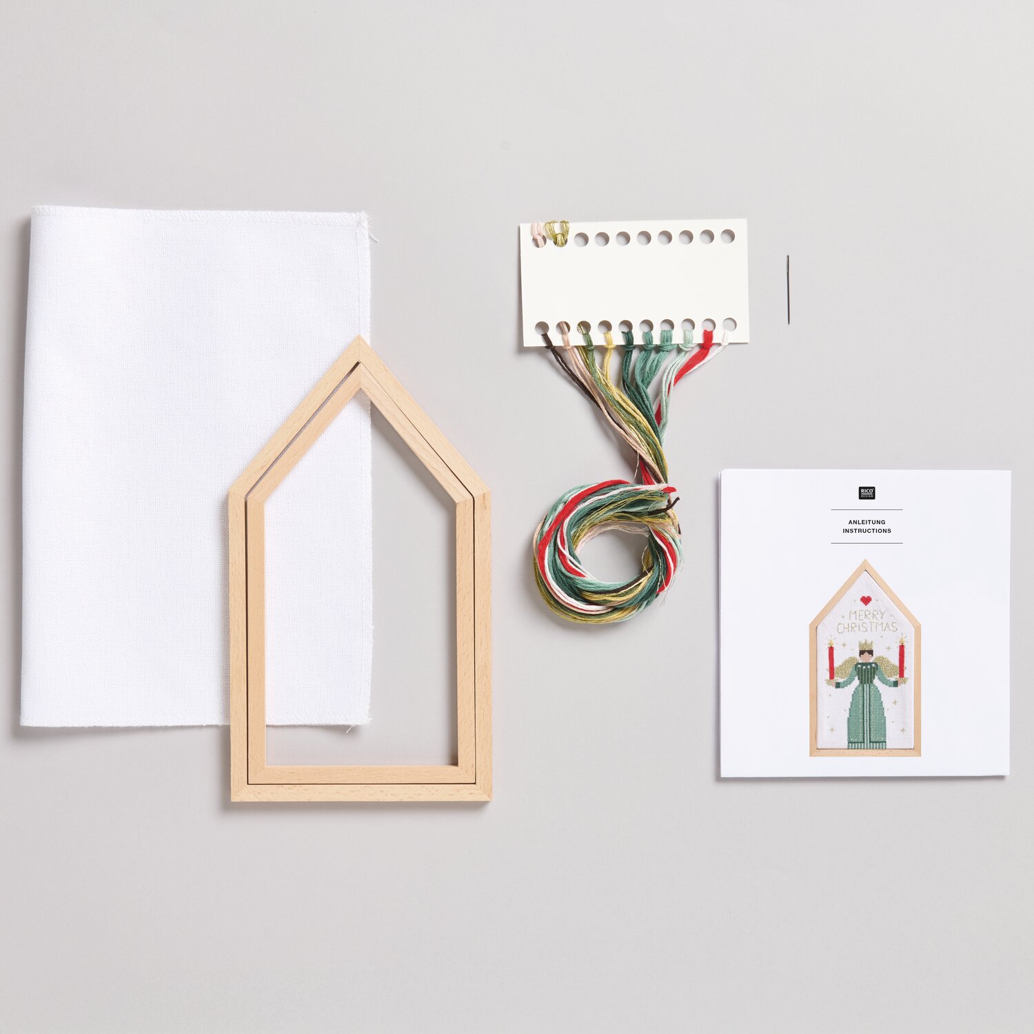Stickpackung Engel 12,5x22,5cm von Rico Design