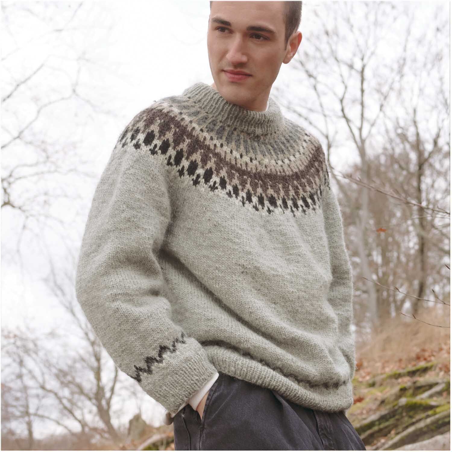 Strickset Pullover Modell 06 aus Luxury Knits Winter Special Herren Strickset Pullover Modell 06 aus Luxury Knits Winter Special Herren
