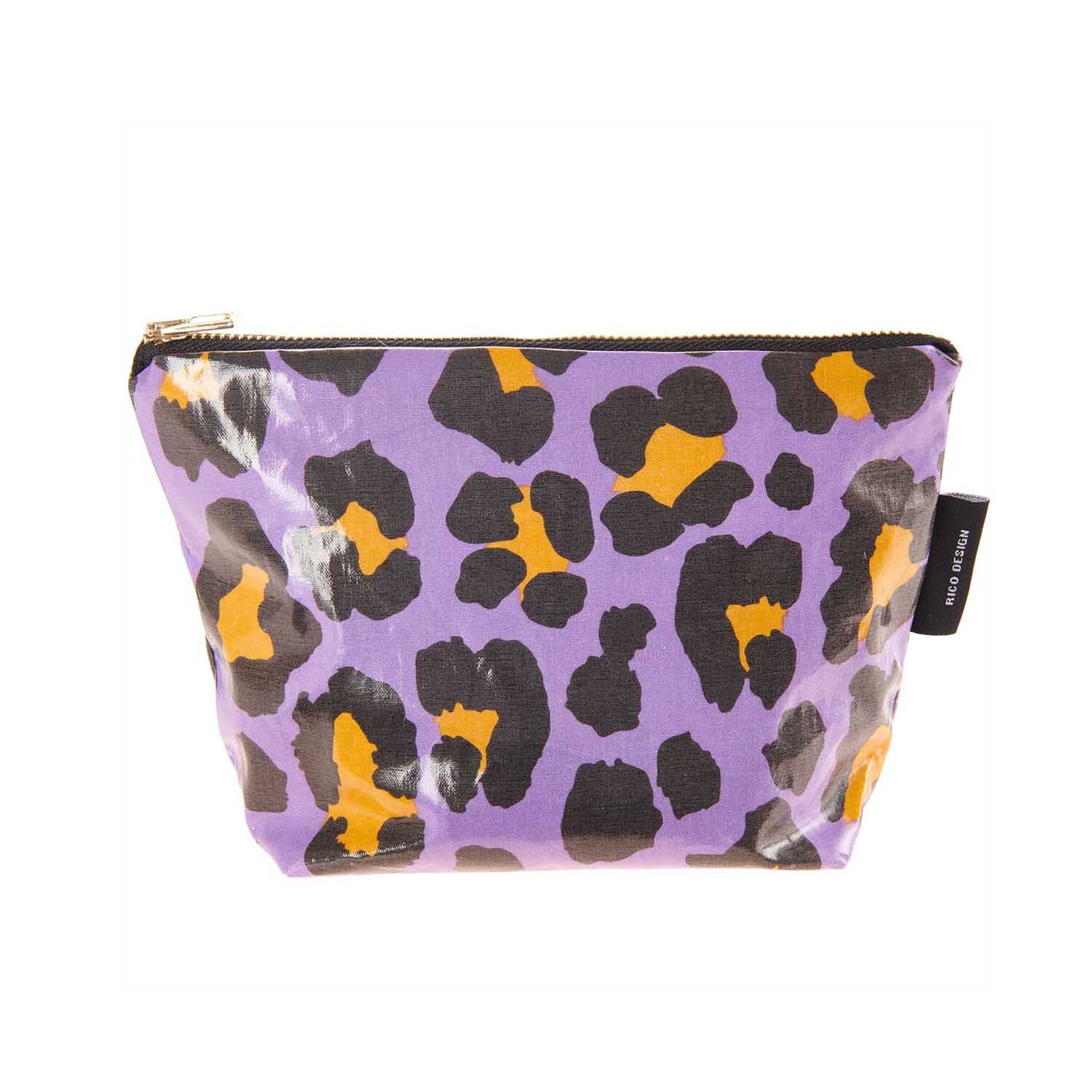 Kosmetiktasche Acid Leo lila 21x14x7cm von Rico Design