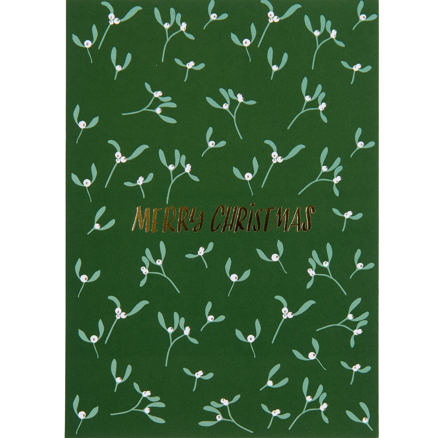Paper Poetry Postkartenblock Advent Mistelzweige 10 Karten von Rico Design
