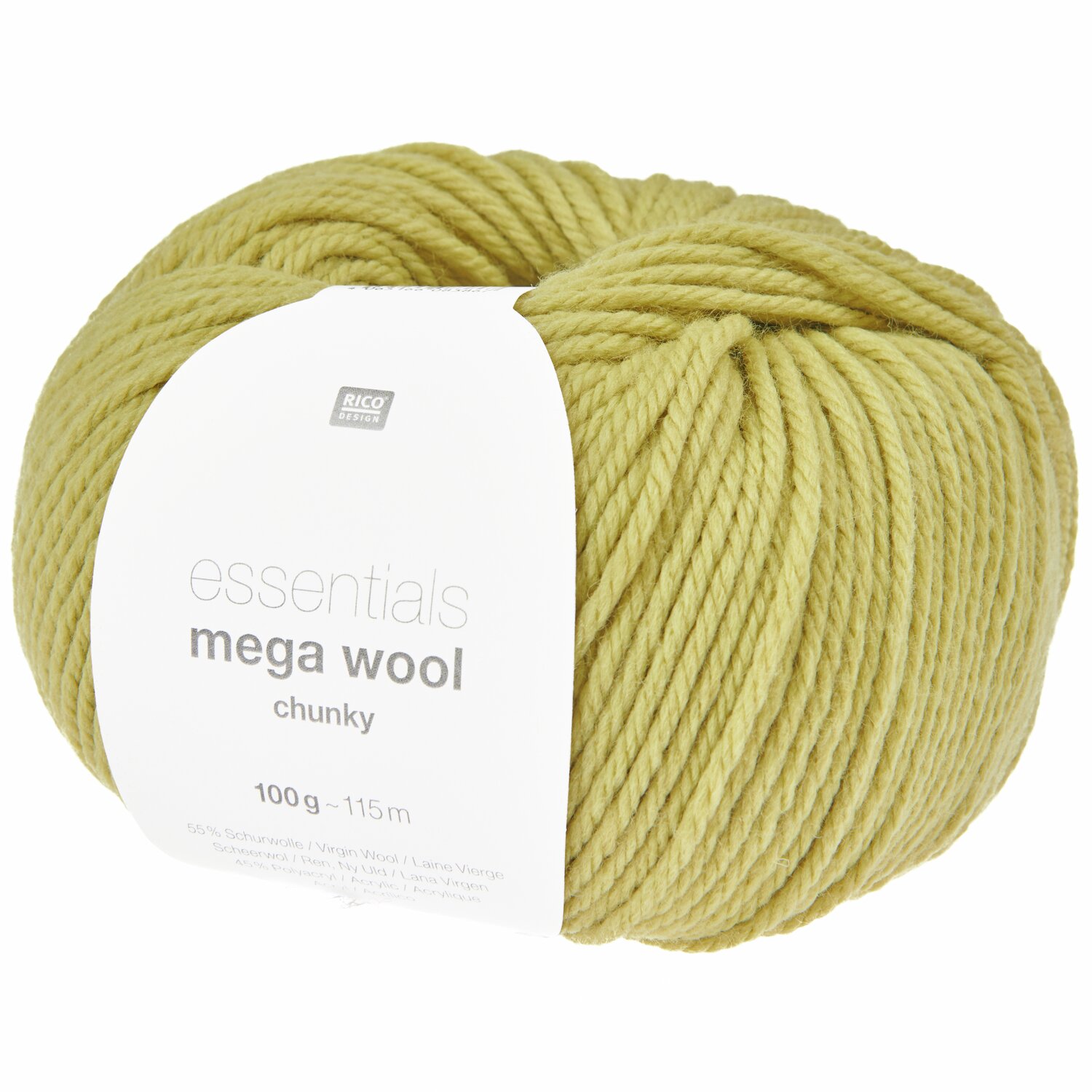 Häkelset Tasche Modell 22 aus MBM No. 21 von Rico Design Essentials Mega Wool chunky, limettengrün, 100g 115m. Perfekt für Häkelset Tasche Modell 22. Ideal für kreative Strickprojekte.