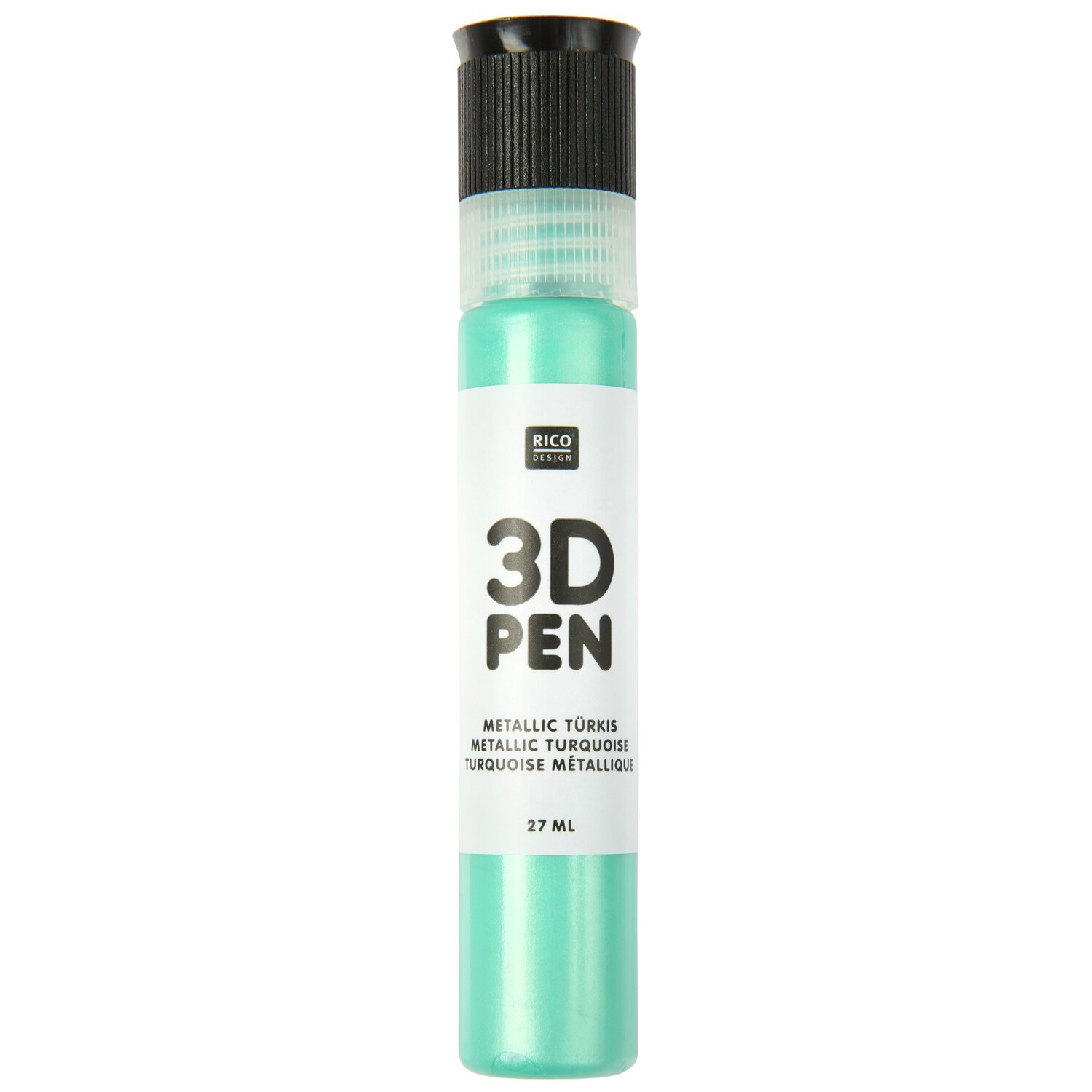 3D Pen Farbe 27ml Farbe Metallic Türkis von Rico Design
