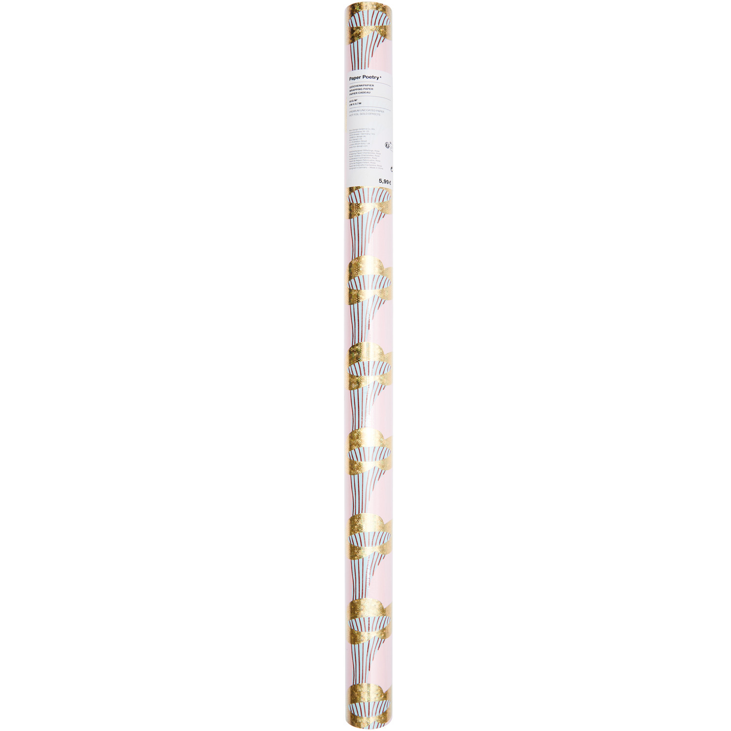Geschenkpapier Pfifferlinge Rosa Geschenkpapier Pfifferlinge Rosa