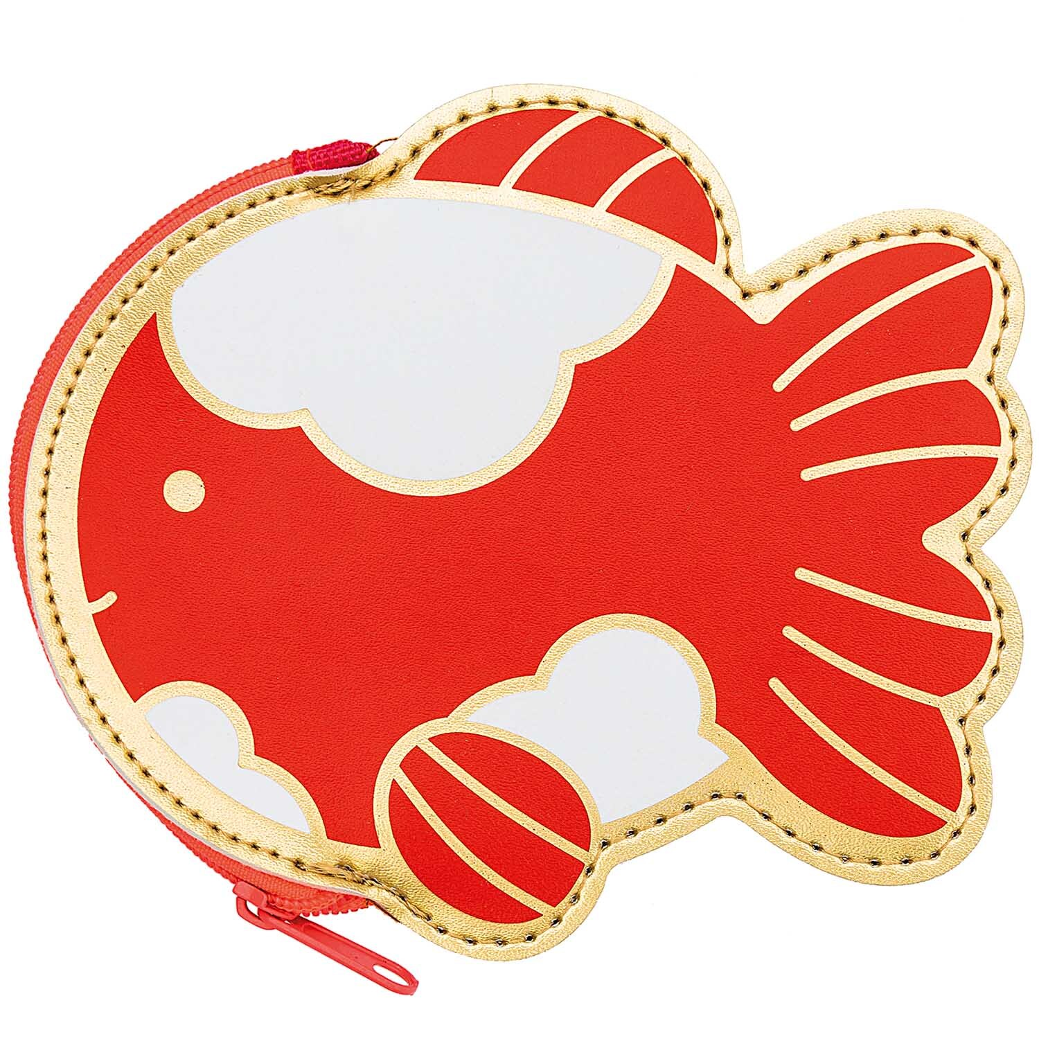 Paper Poetry Geldbeutel Koi rot 0,5x11,5x13cm von Rico Design