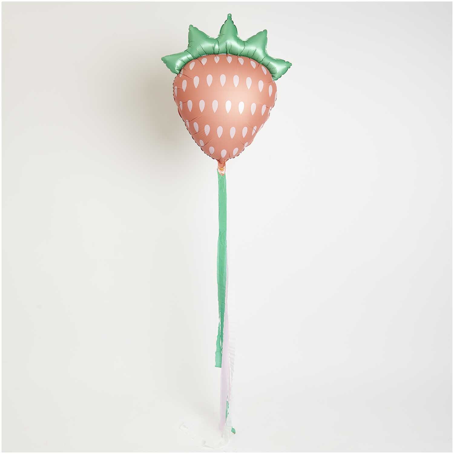 Folienballon Erdbeere 55x65cm Folienballon Erdbeere 55x65cm