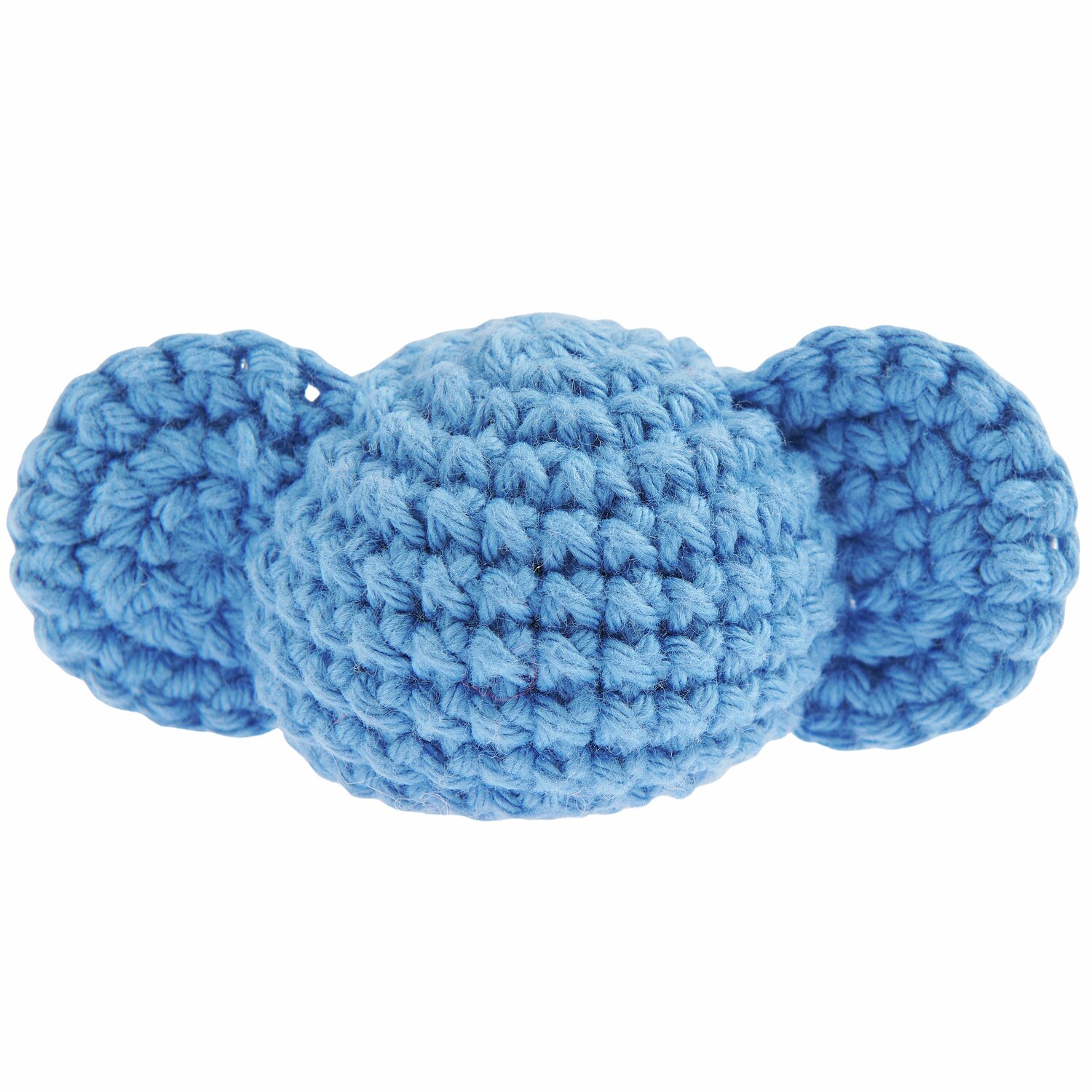 Ricorumi Häkelset Schlüsselanhänger - Chingu Animals: Blaues, gehäkeltes Elefantenmotiv von Rico Design, ideal für kreative DIY-Projekte.