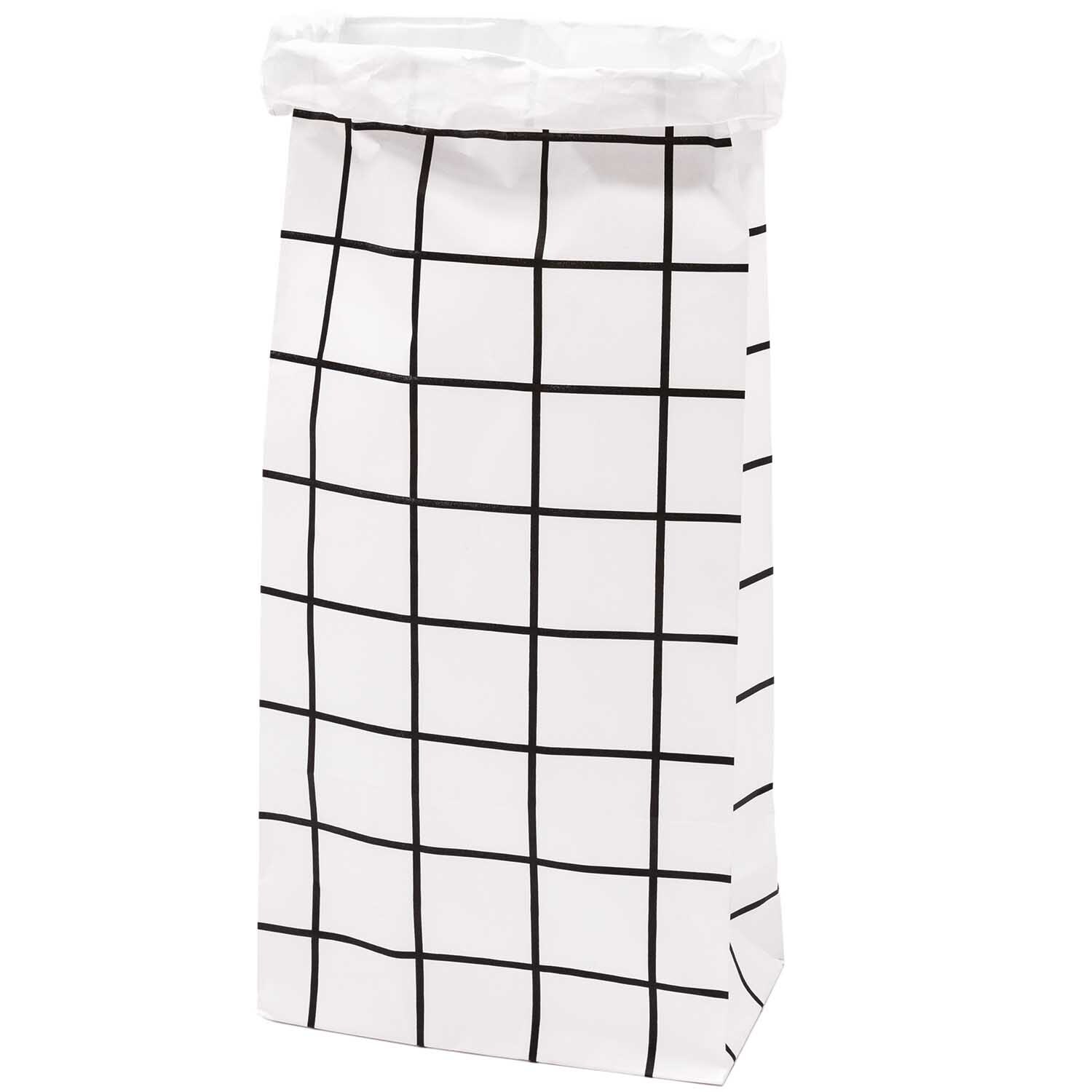 Paper Poetry Maxi-Blockbodenbeutel XL Karo 76x32x18cm 1 Stück Paper Poetry Maxi-Blockbodenbeutel XL Karo 76x32x18cm 1 Stück