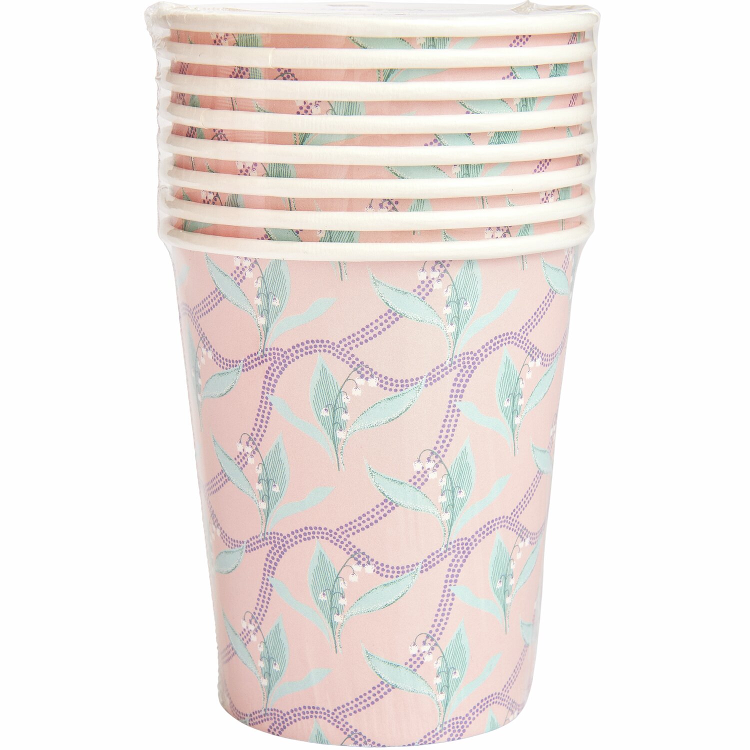 Pappbecher Schneeglöckchen 8 Stück 250ml von Rico Design