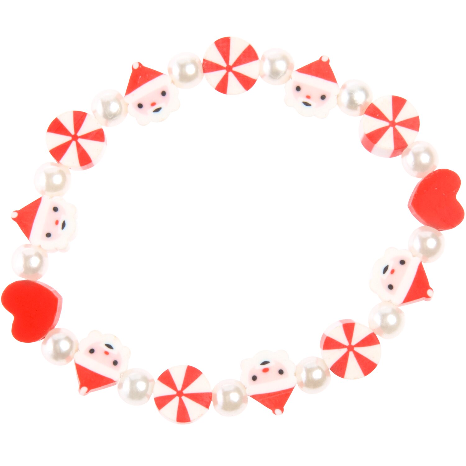 itoshii Armband Santa & Candy Love 17,5cm von Rico Design