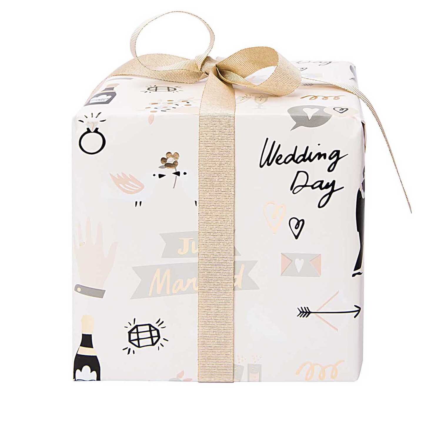 Paper Poetry Geschenkpapier Just Married 70cm 2m Hot Foil Paper Poetry Geschenkpapier Just Married 70cm 2m Hot Foil