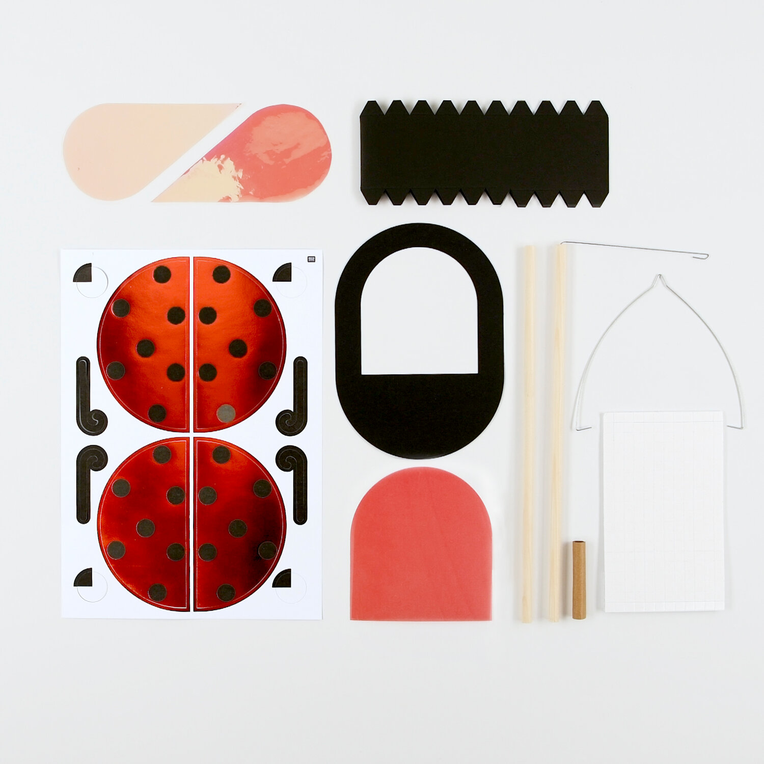 Bastelset Marienkäfer-Laterne von Rico Design