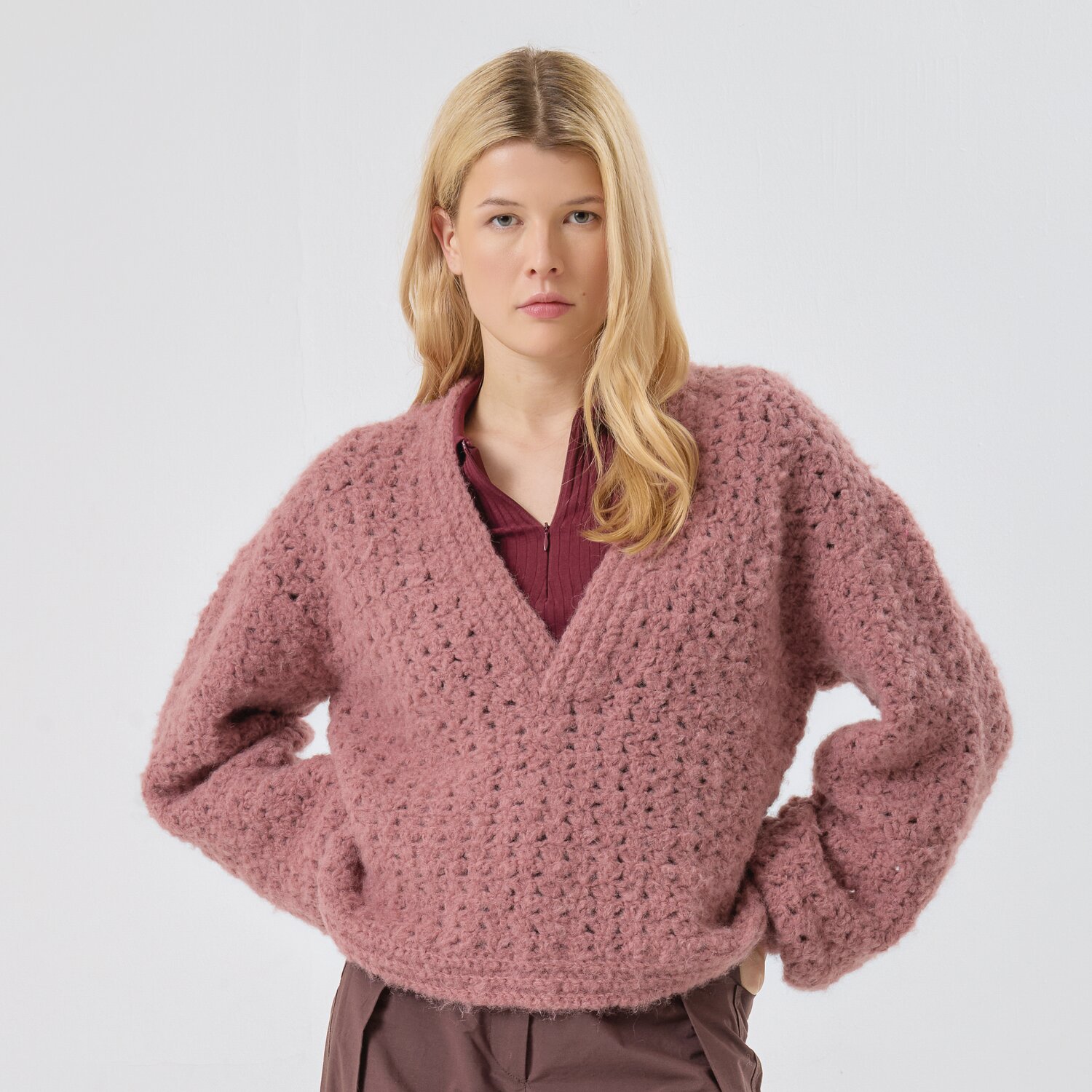 Häkelset Pullover Modell 36 aus Made by Me No. 21 von Rico Design