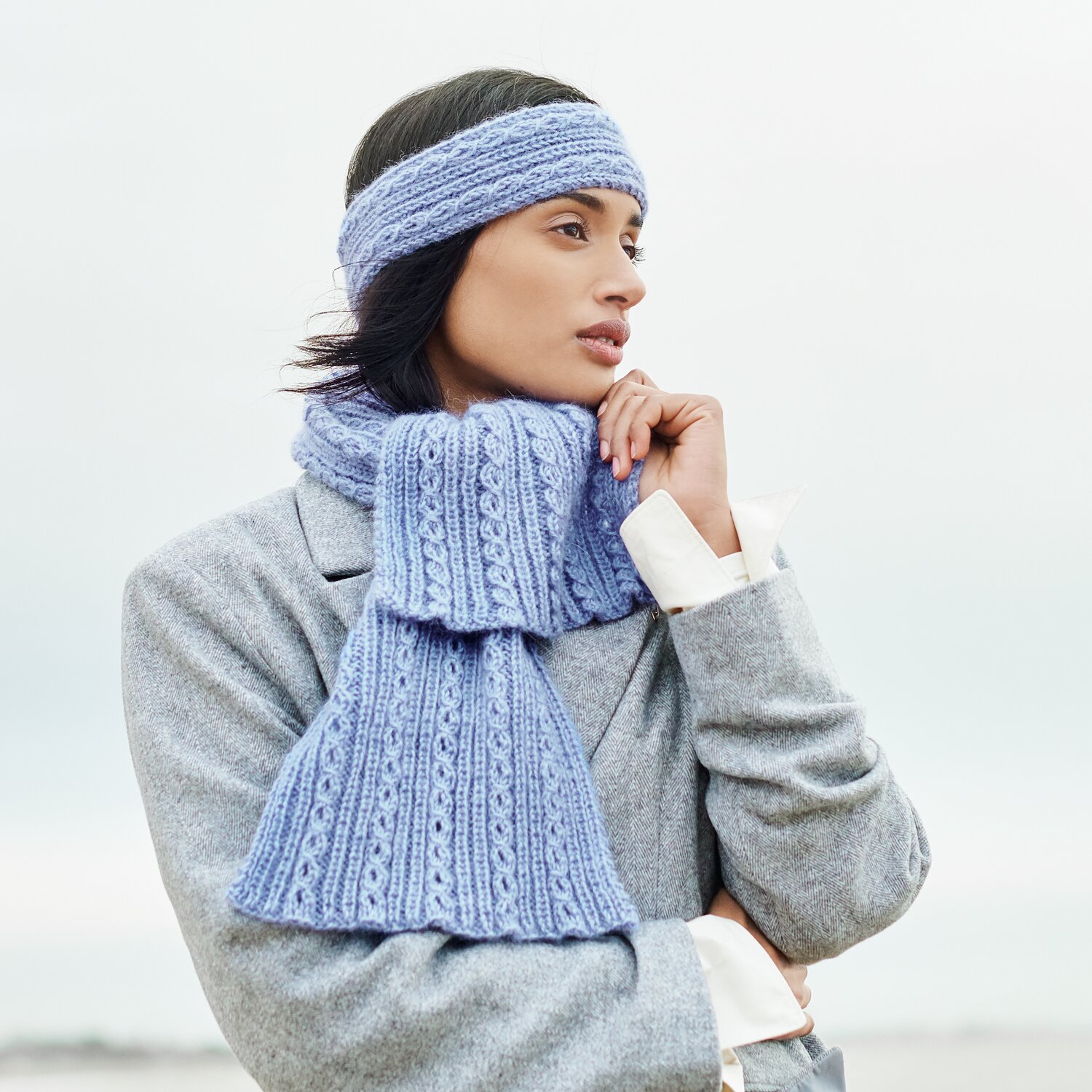 Strickset Schal Modell 29 aus Lovewool No. 21 von Rico Design
