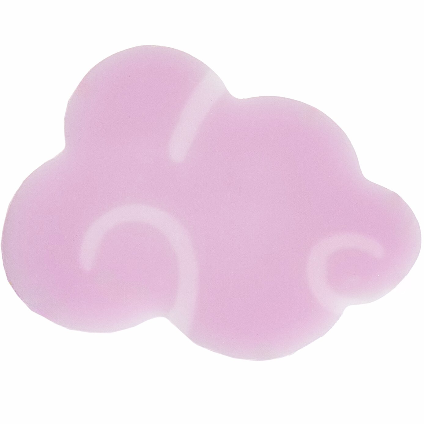 Paper Poetry 3D Radiergummi Wolke in Wolkenform, lila, von Rico Design, 21x16x60mm.
