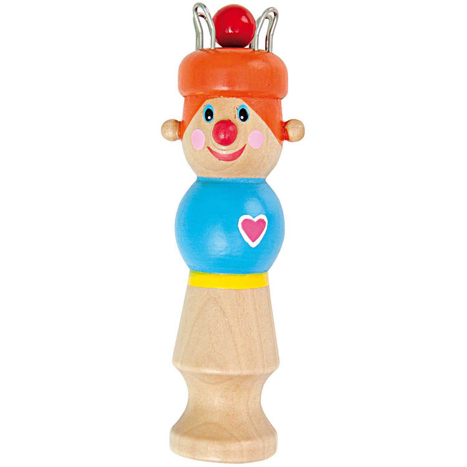 Strickliesel Annette Blau von Rico Design Strickliesel Annette Blau: Bunte Strickfigur aus Holz mit blauem Oberteil und rotem Hut. Ideal für kreative Handarbeiten.