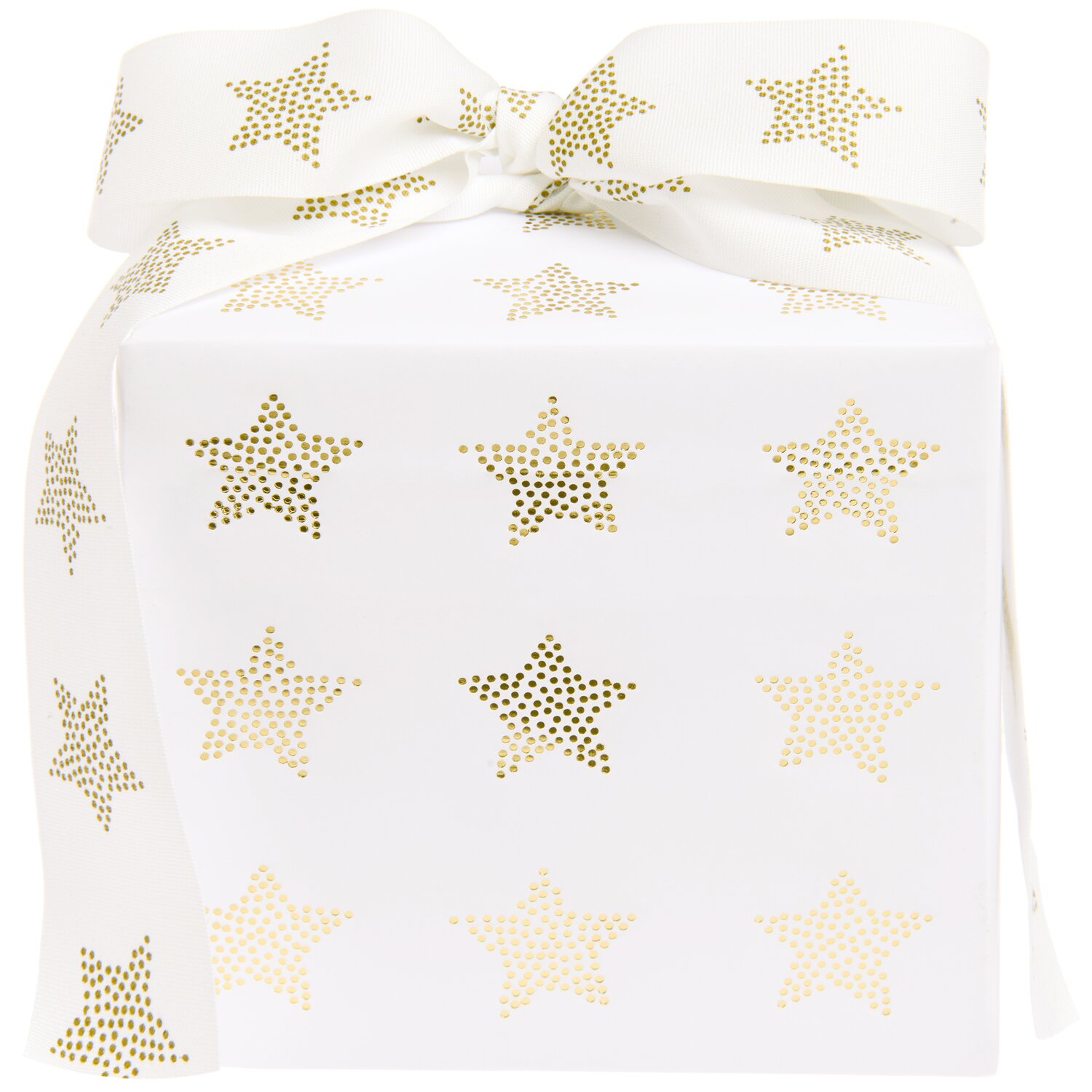 Paper Poetry Geschenkpapier Advent Sterne gepunktet Weiß 0,7x2m von Rico Design