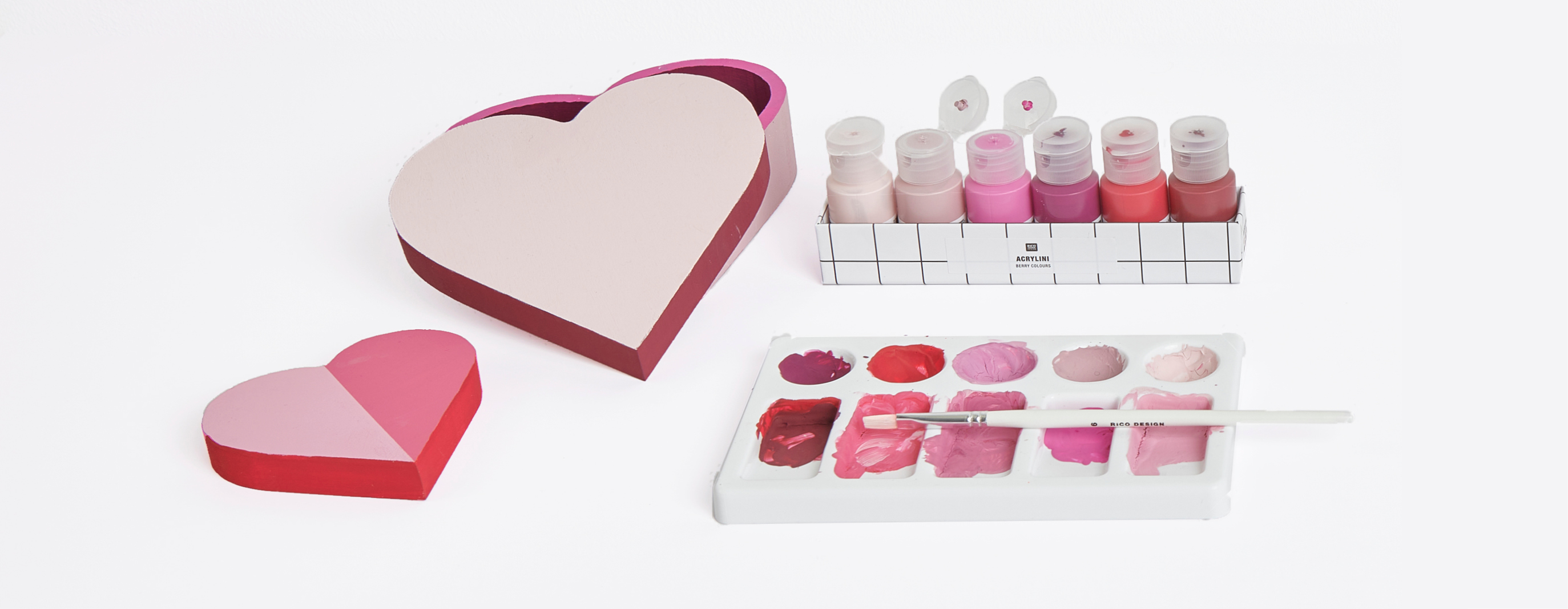 Valentinstag Acryl Set