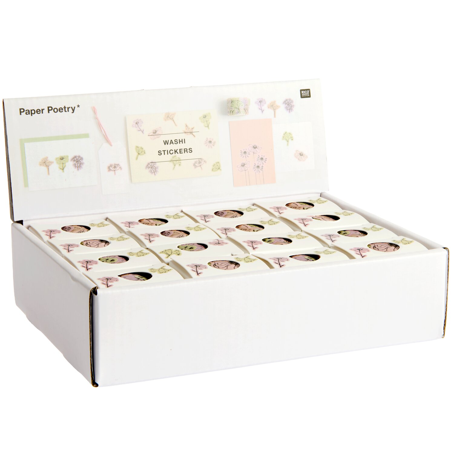 Paper Poetry Washi Sticker In the Meadow 200 Stück von Rico Design