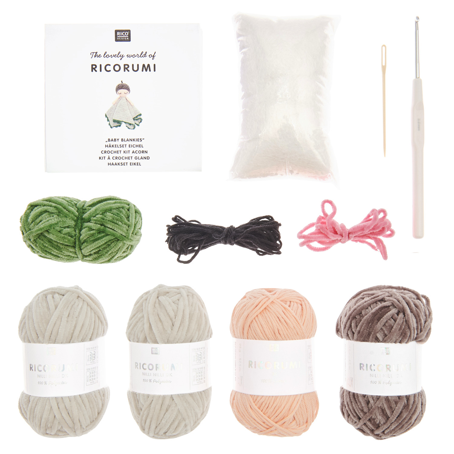 Häkelset Ricorumi Baby Blankies Eichel Häkelset Ricorumi Baby Blankies Eichel