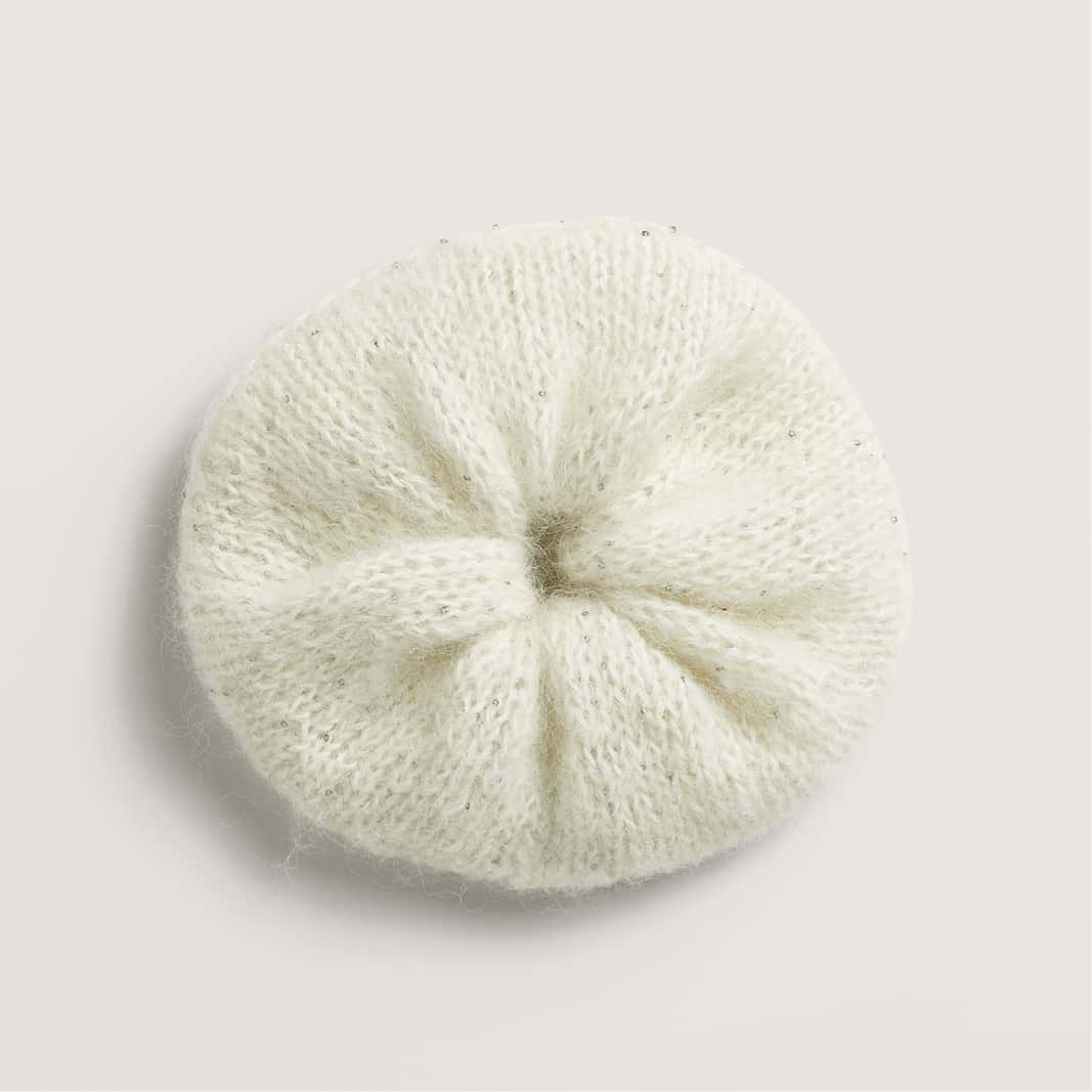 Gestricktes Scrunchie in Puder: Modell 18 aus dem Heft Made by Me No. 21