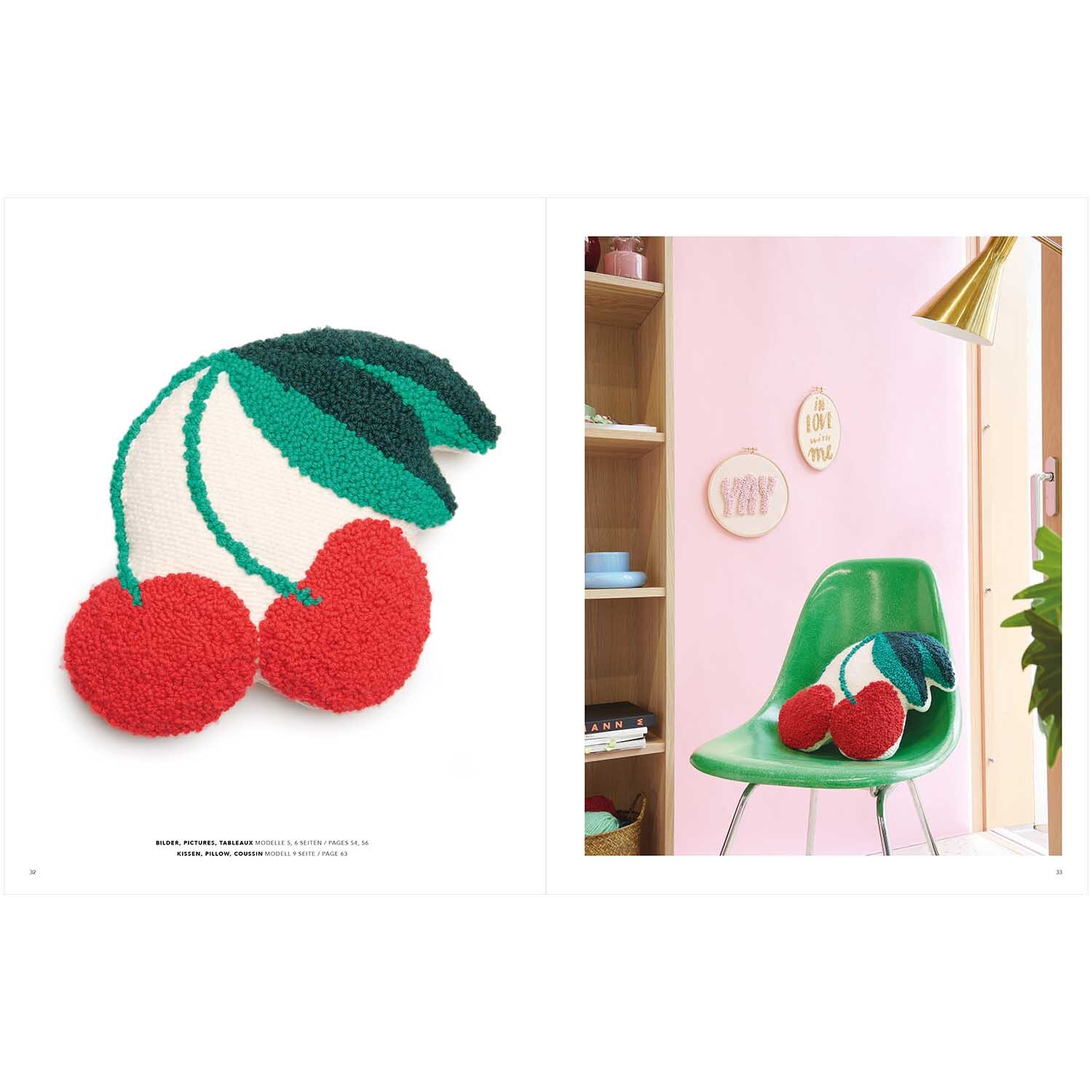 Stickbuch Punch Needle No. 6 Just Bees + Fruits + Flowers Stickbuch Punch Needle No. 6 Just Bees + Fruits + Flowers