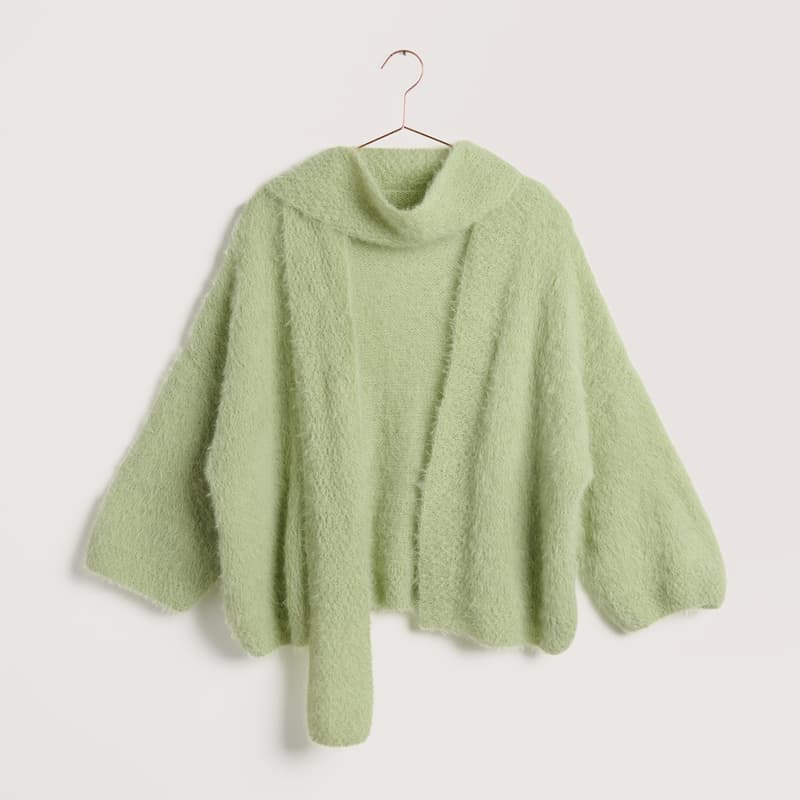 Gestrickte Jacke: Modell 20 aus dem Heft Lovewool No. 22