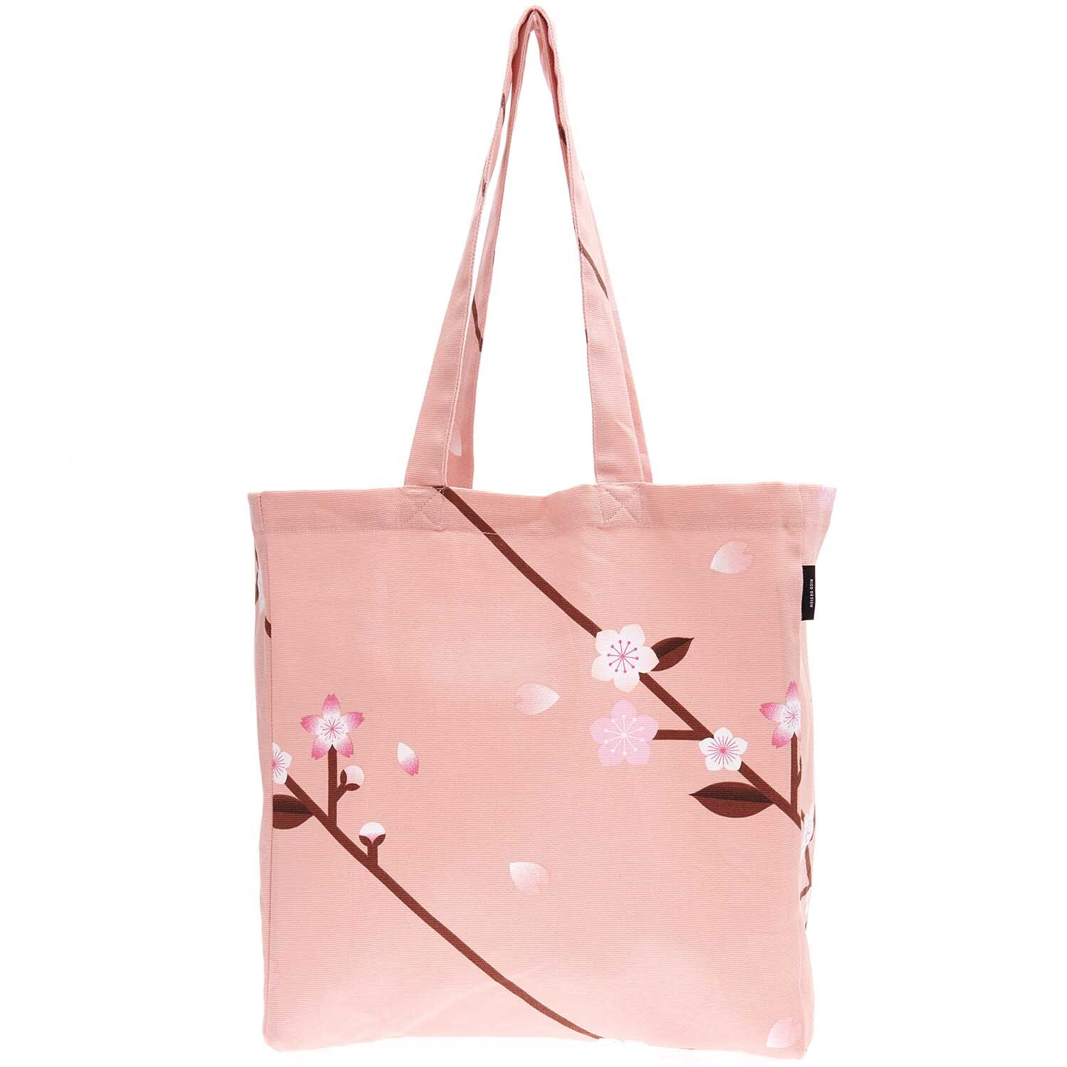 Canvas-Shopper Kirschblütenzweige pfirsich 38x40x13cm Canvas-Shopper Kirschblütenzweige pfirsich 38x40x13cm