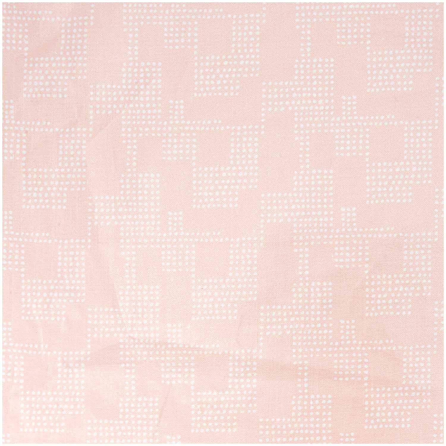Druckstoff grafisches Muster altrosa 25x70cm beschichtet