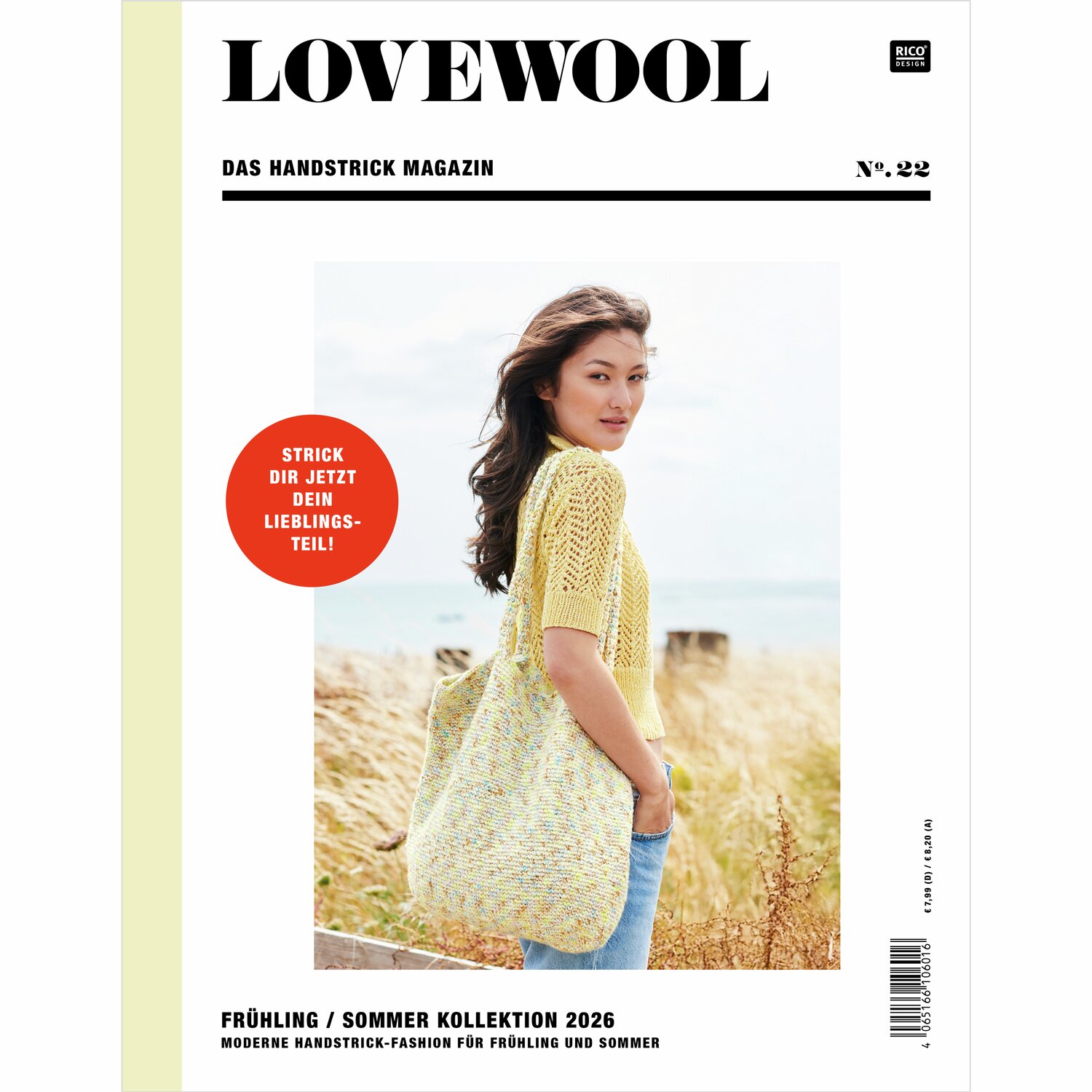 Lovewool No. 22 Frühjahr-Sommer Sprachauswahl deutsch von Rico Design