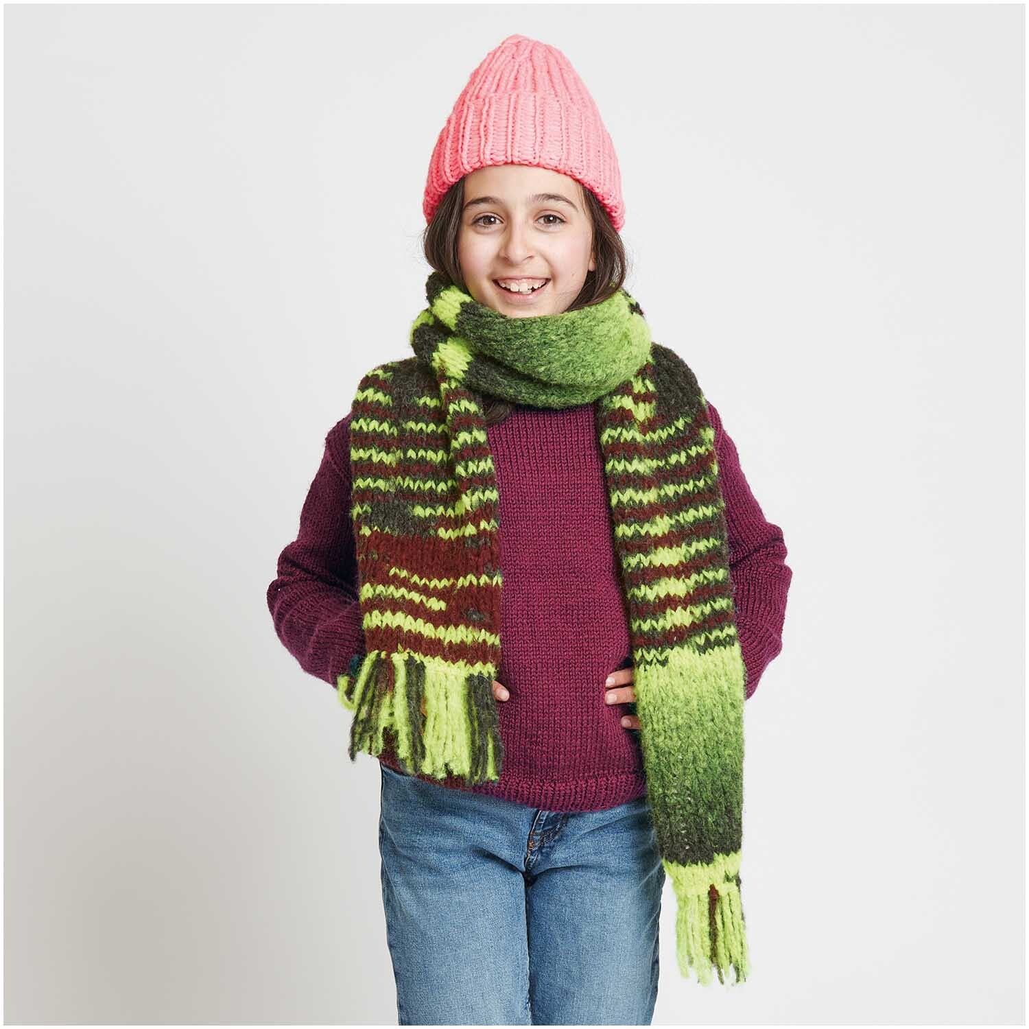 Strickset Schal Modell 19 aus Kids Nr. 12 Strickset Schal Modell 19 aus Kids Nr. 12