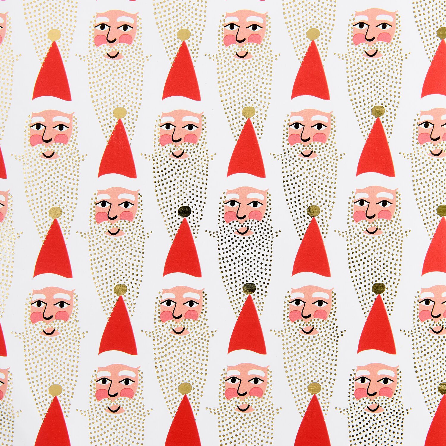 Paper Poetry Geschenkpapier Advent Weihnachtsmann 0,7x2m von Rico Design