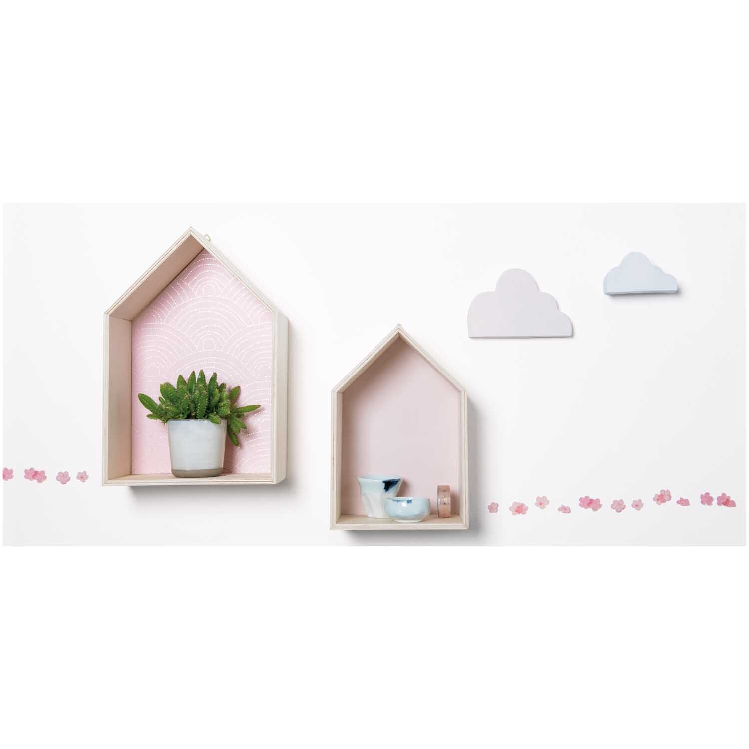 Holzbox Haus Größe 17x26x10cm von Rico Design